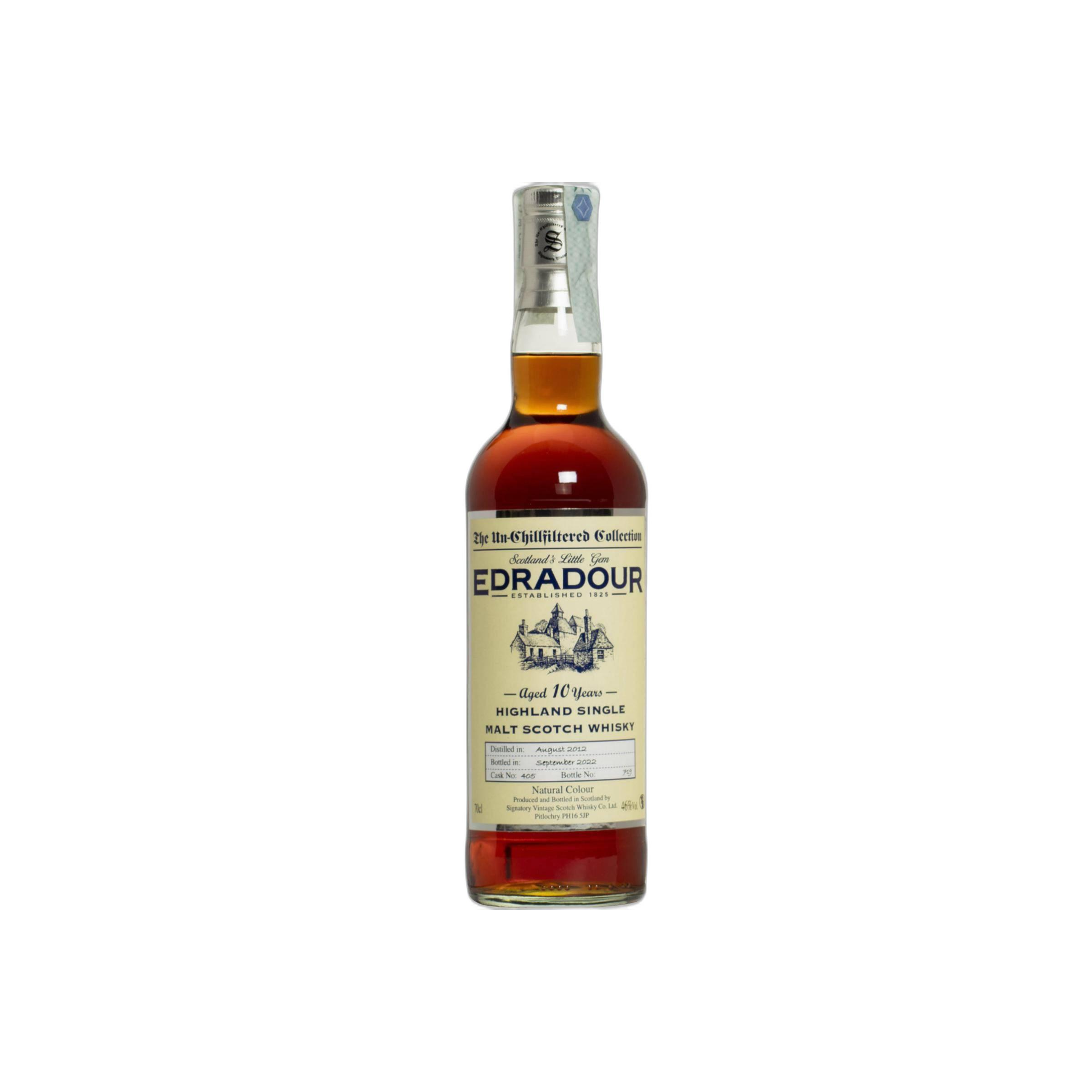 Edradour The Un-Chillfiltered Collection 2012 10 Years Single Malt Whisky
