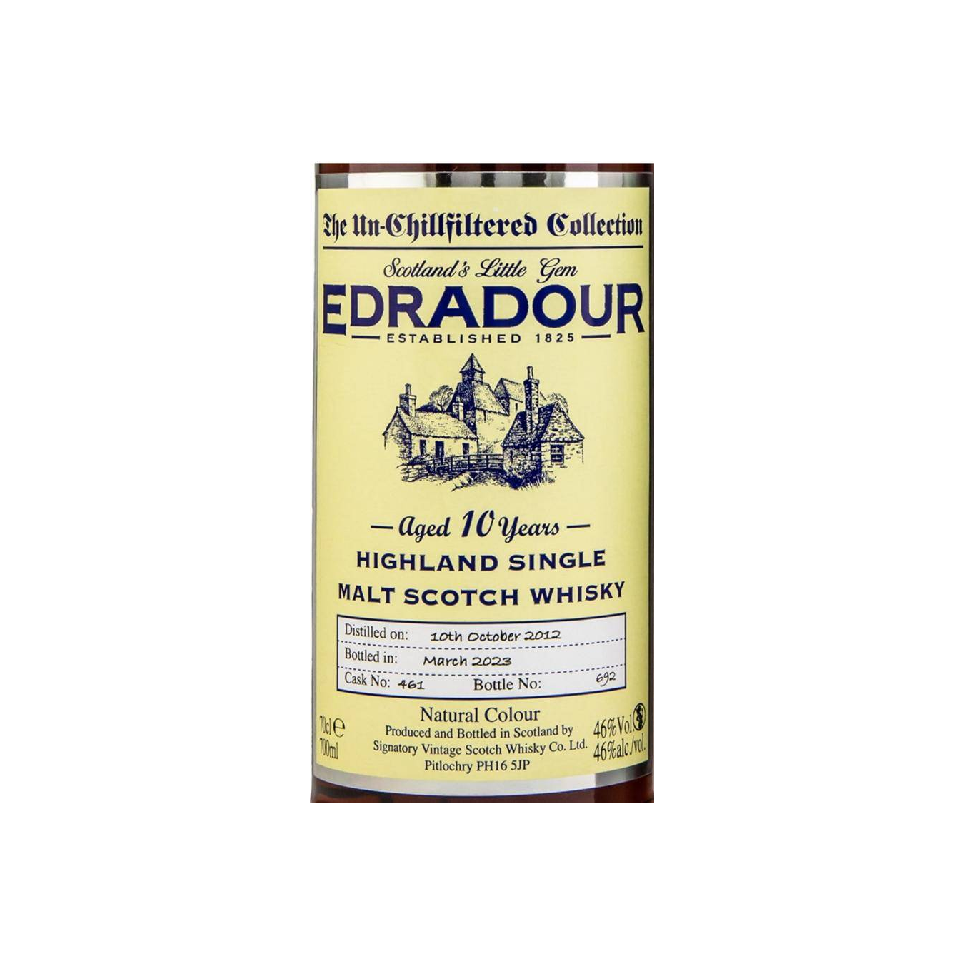 Edradour The Un-Chillfiltered Collection 2012 10 Years Single Malt Whisky 2