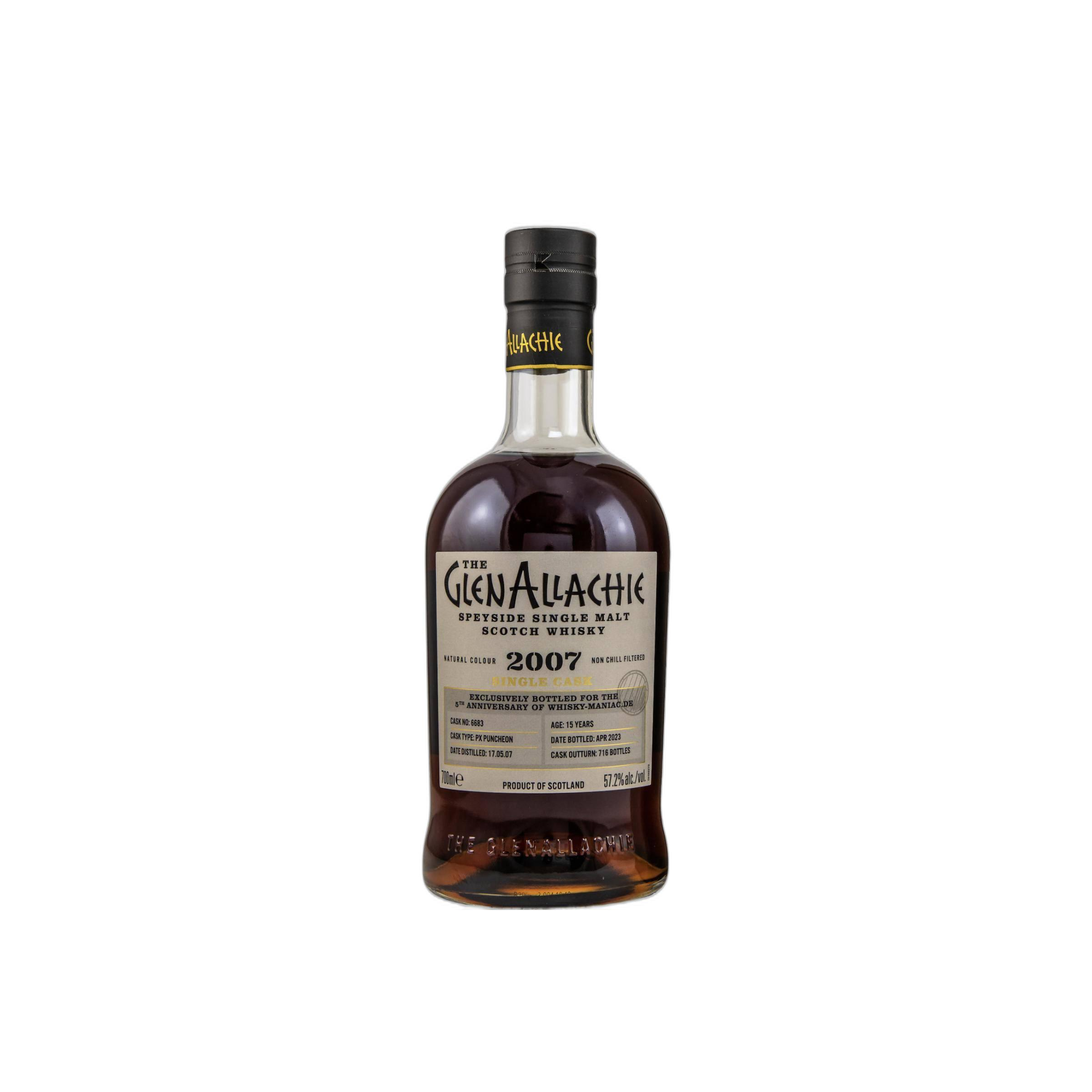 The GlenAllachie Single Cask 2007 15 Years Single Malt Whisky