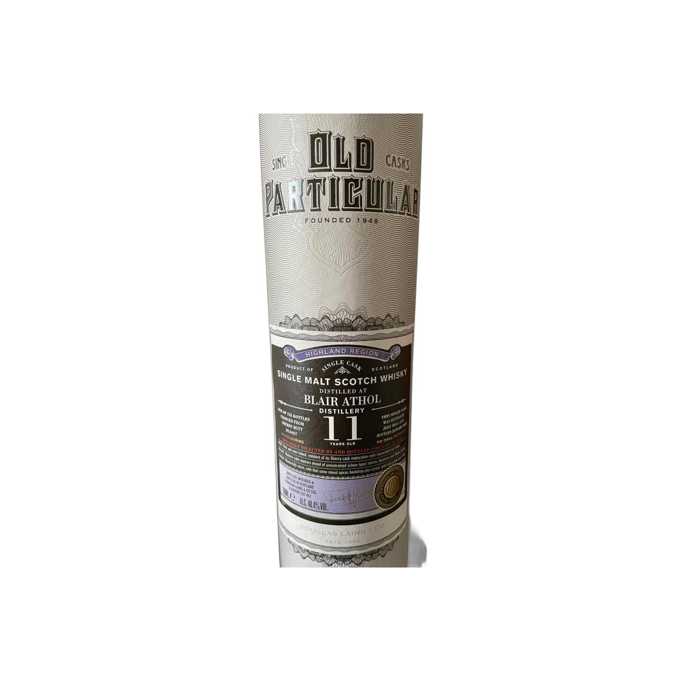Blair Athol Old Particular 2011 11 Years Single Malt Whisky 3