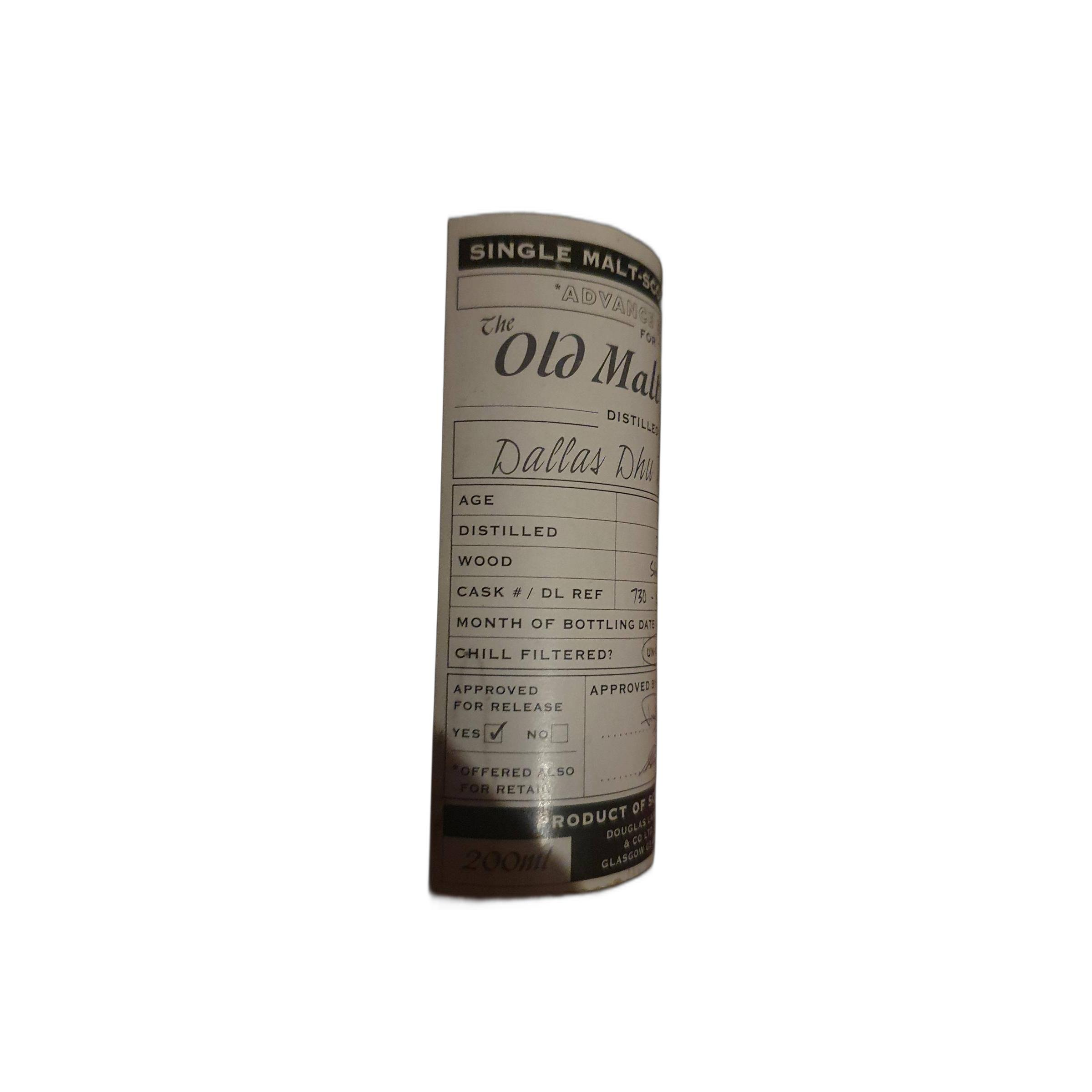 Douglas Laing 1981 21 Years Single Malt Whisky