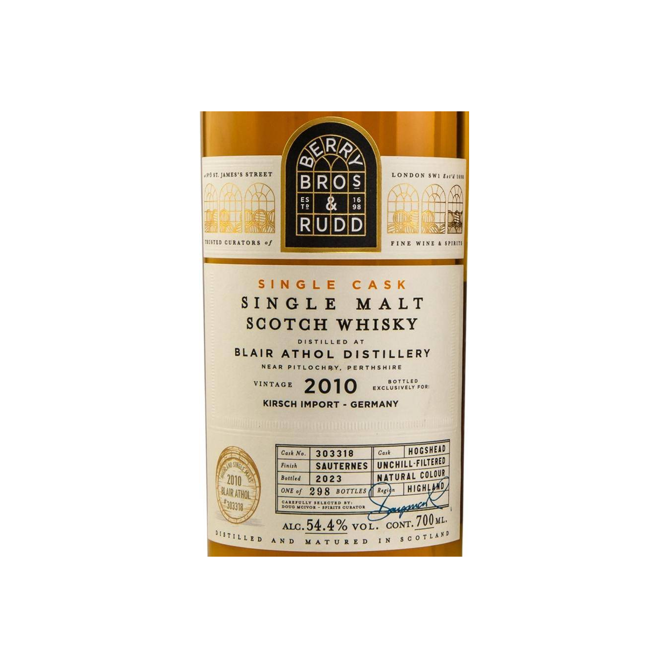 Blair Athol Single Cask 2010 13 Years Single Malt Whisky 3