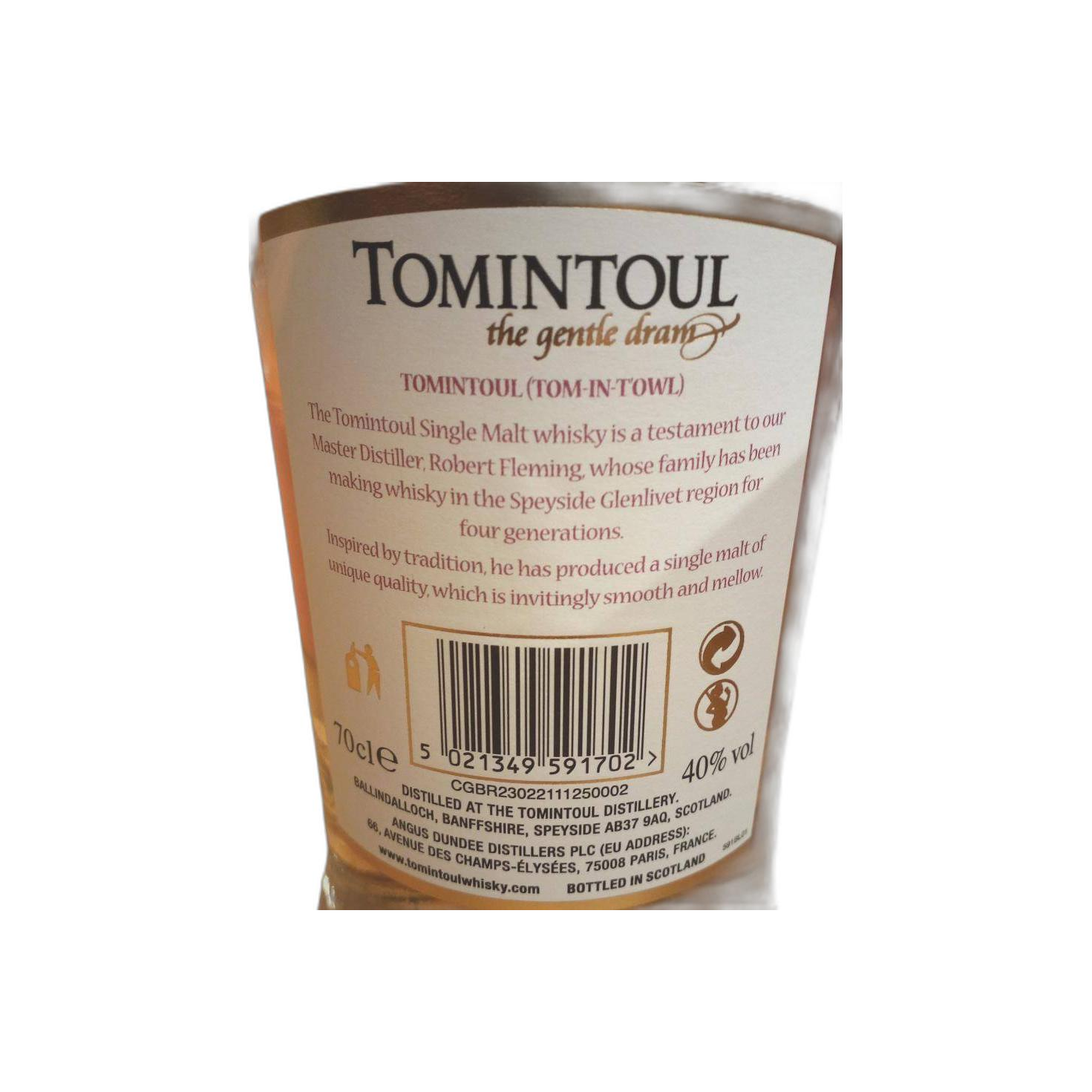 Tomintoul Small Batch Single Malt Whisky 3
