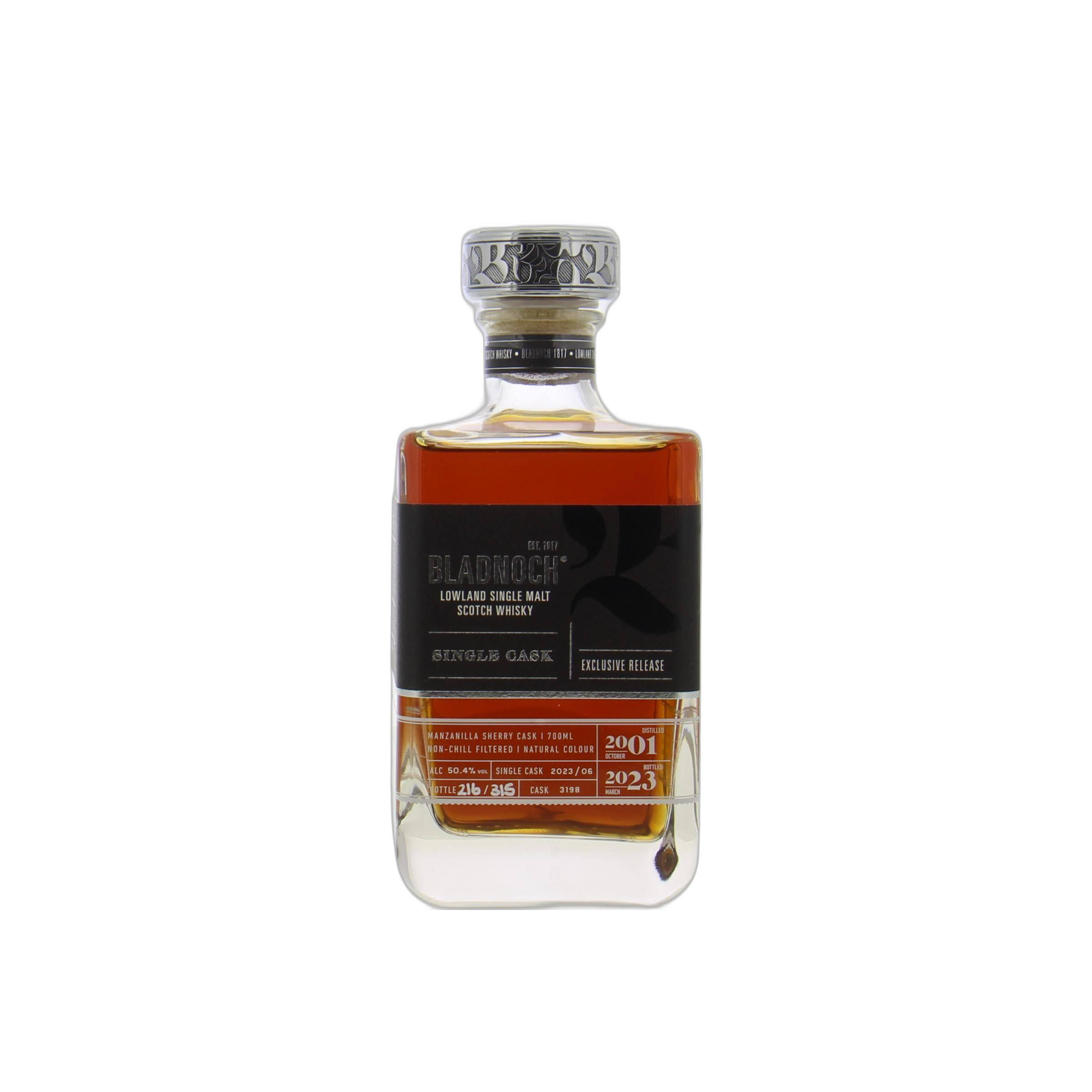 Bladnoch Single Cask 2001 21 Years Single Malt Whisky