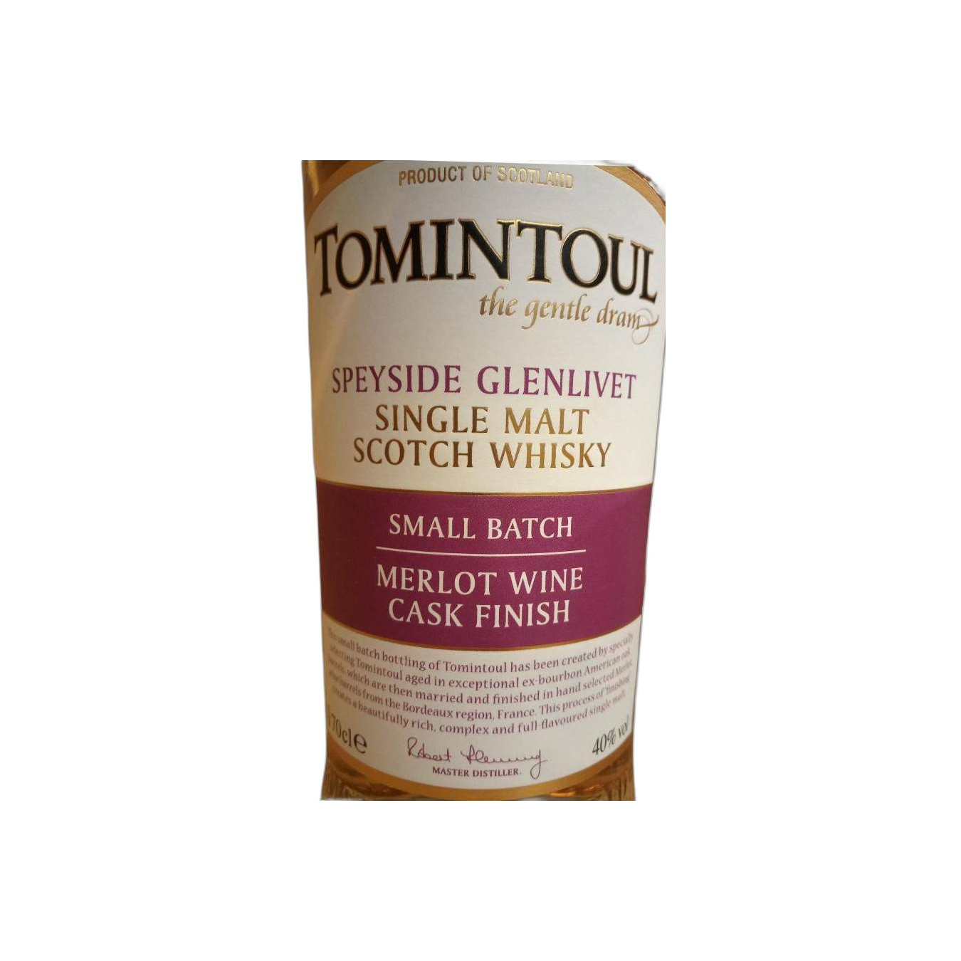 Tomintoul Small Batch Single Malt Whisky