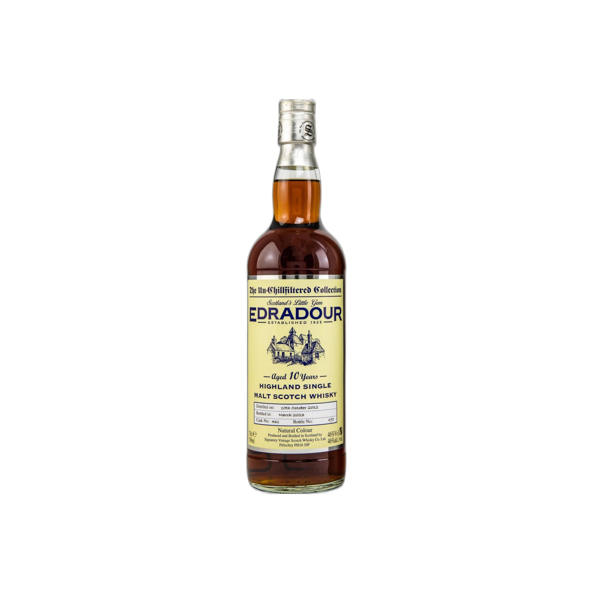 Edradour The Un-Chillfiltered Collection 2012 10 Years Single Malt Whisky