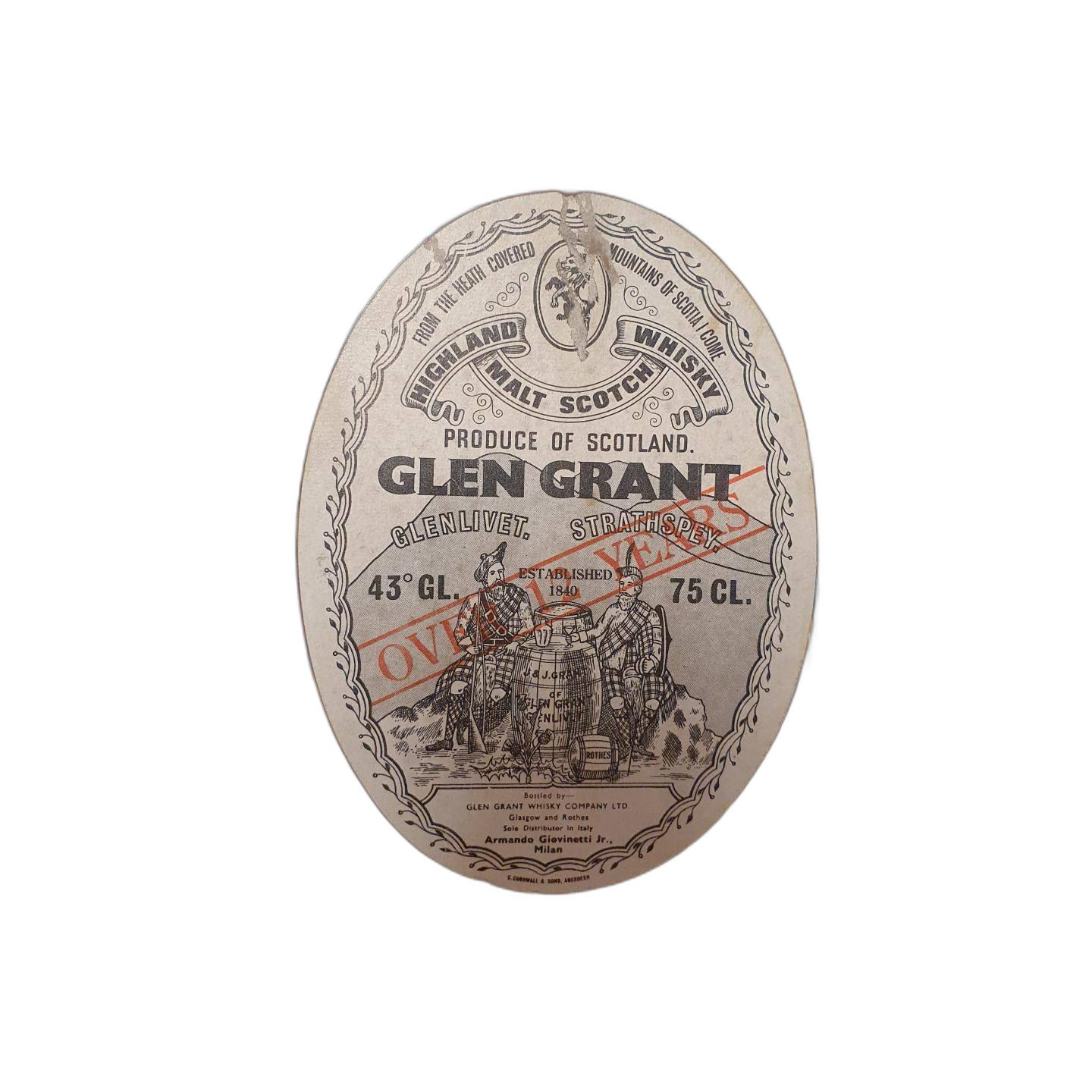 Glen Grant 12 Years Single Malt Whisky