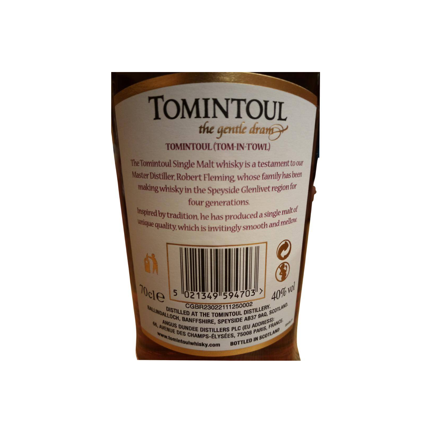 Tomintoul Small Batch Single Malt Whisky 2