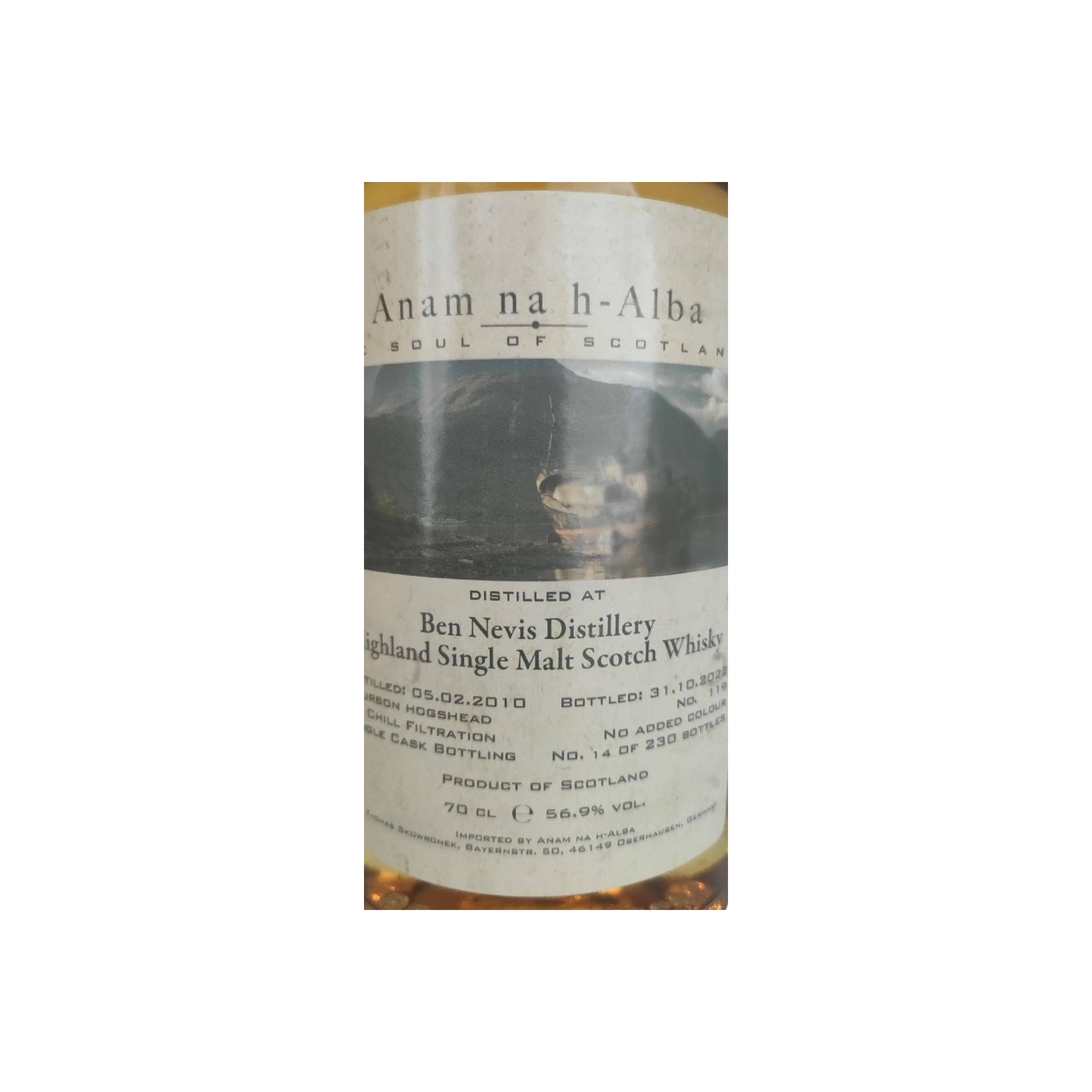 Ben Nevis 2010 12 Years Single Malt Whisky 2