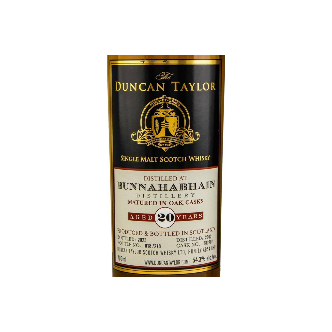 Bunnahabhain 2002 20 Years Single Malt Whisky 2