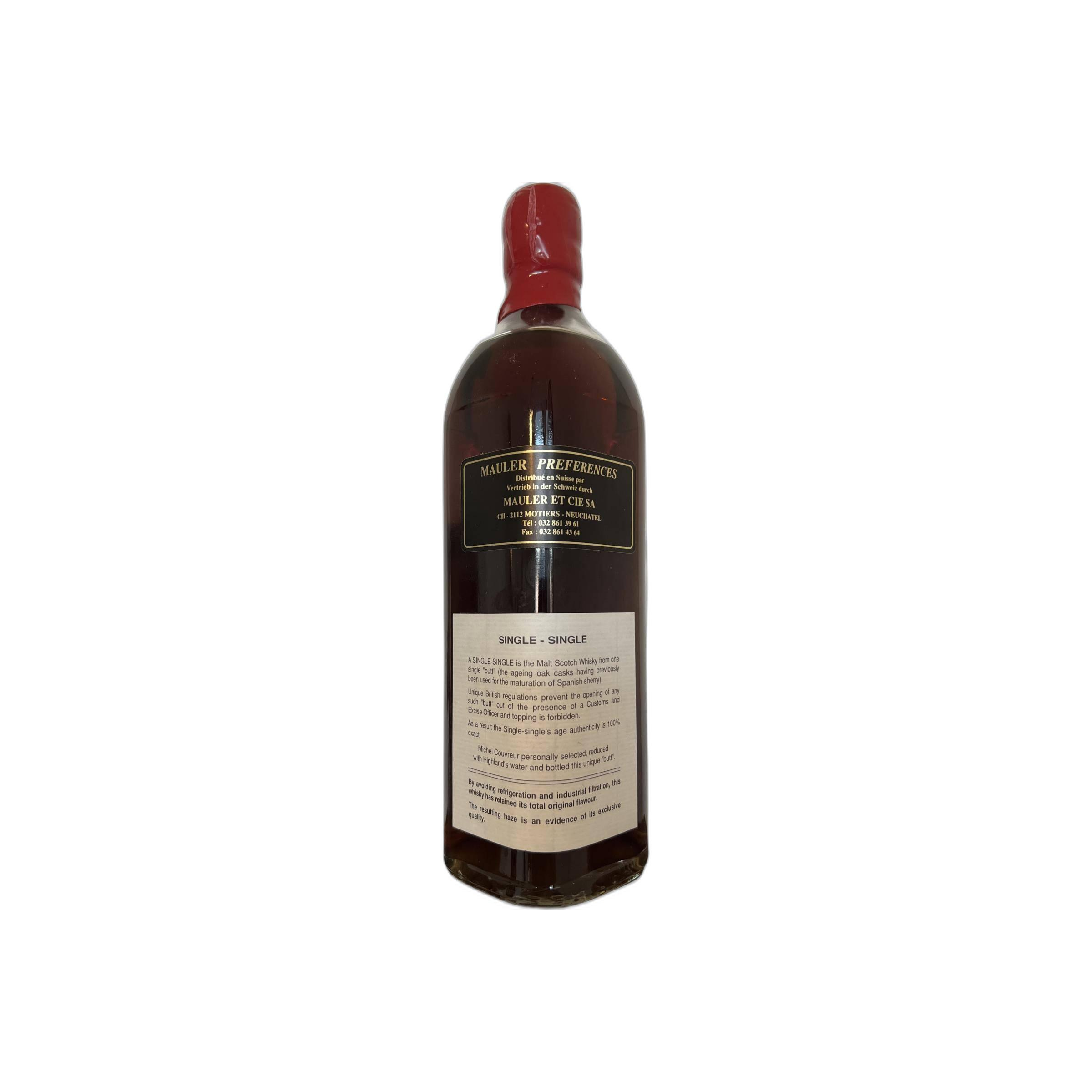 Michel Couvreur 24 Years Single Malt Whisky 2