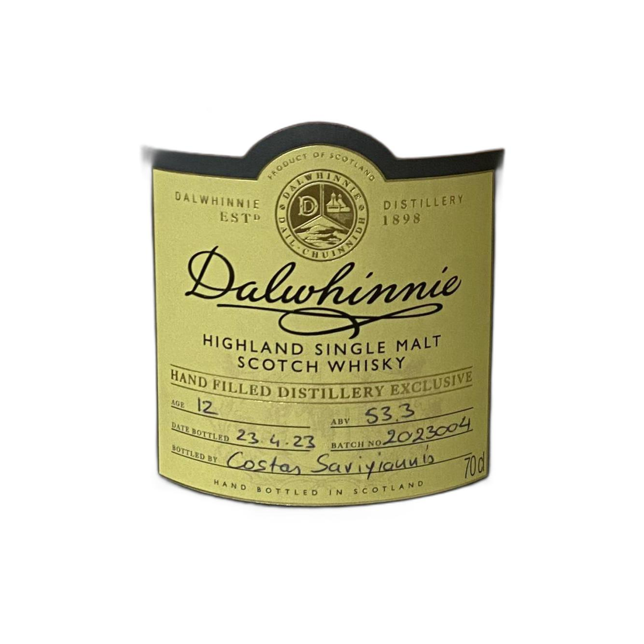 Dalwhinnie 12 Years Single Malt Whisky 2