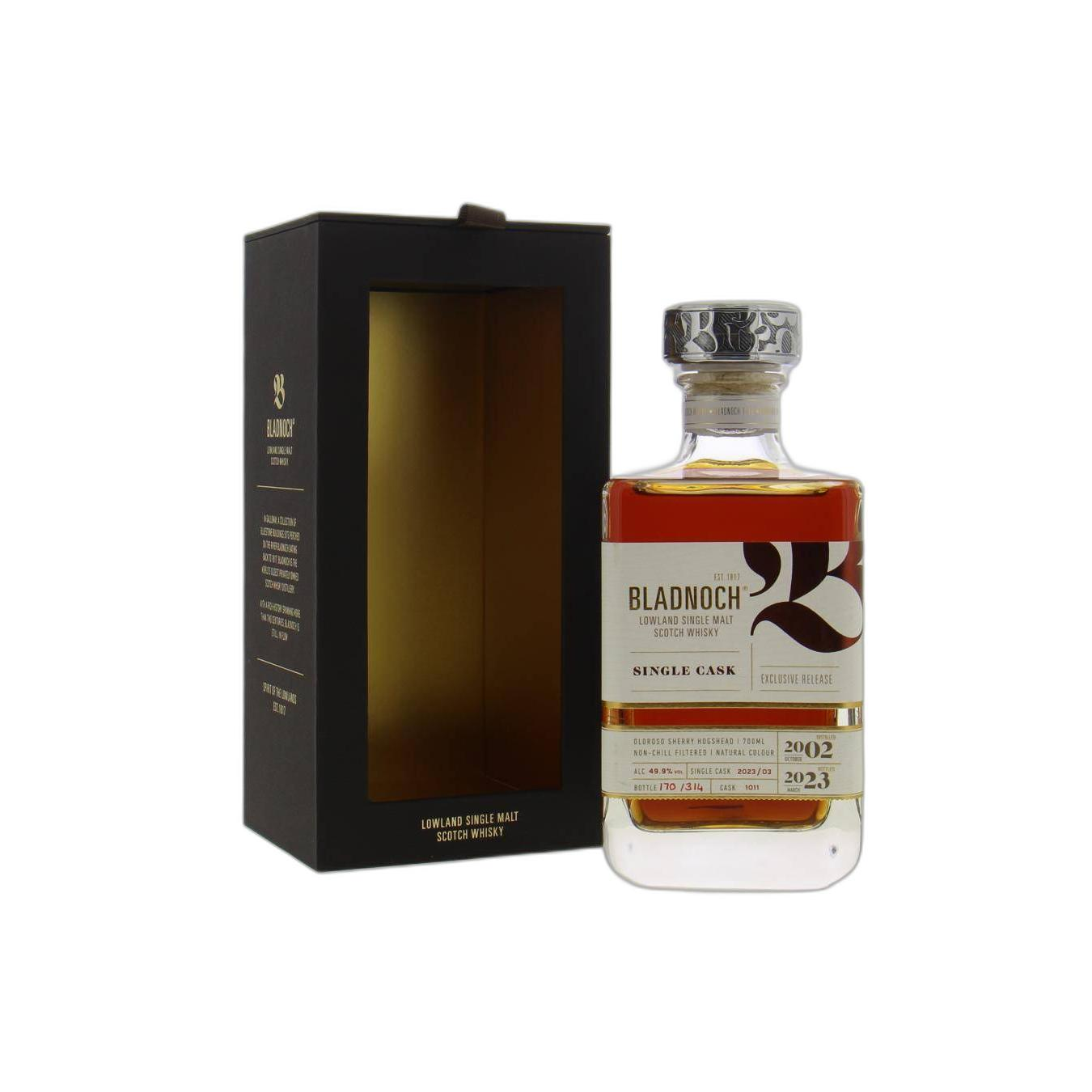 Bladnoch Single Cask 2002 20 Years Single Malt Whisky 2
