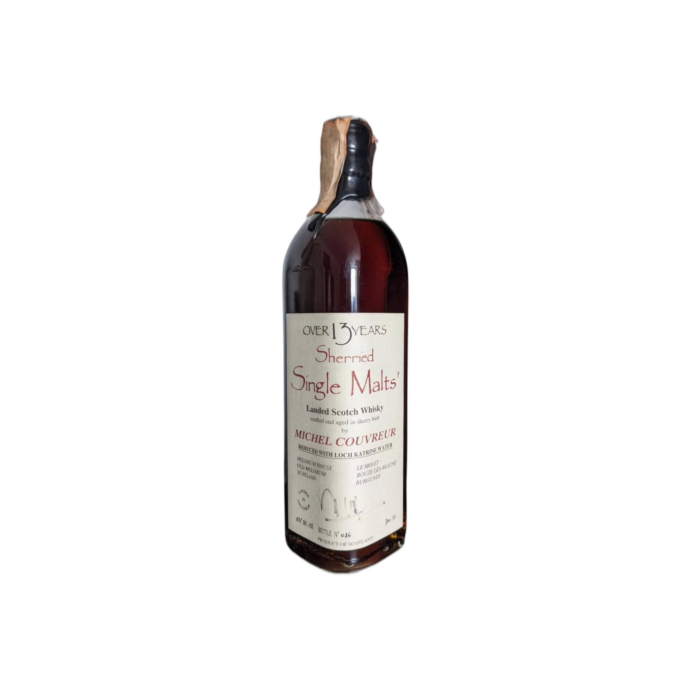 Michel Couvreur 13 Years Single Malt Whisky