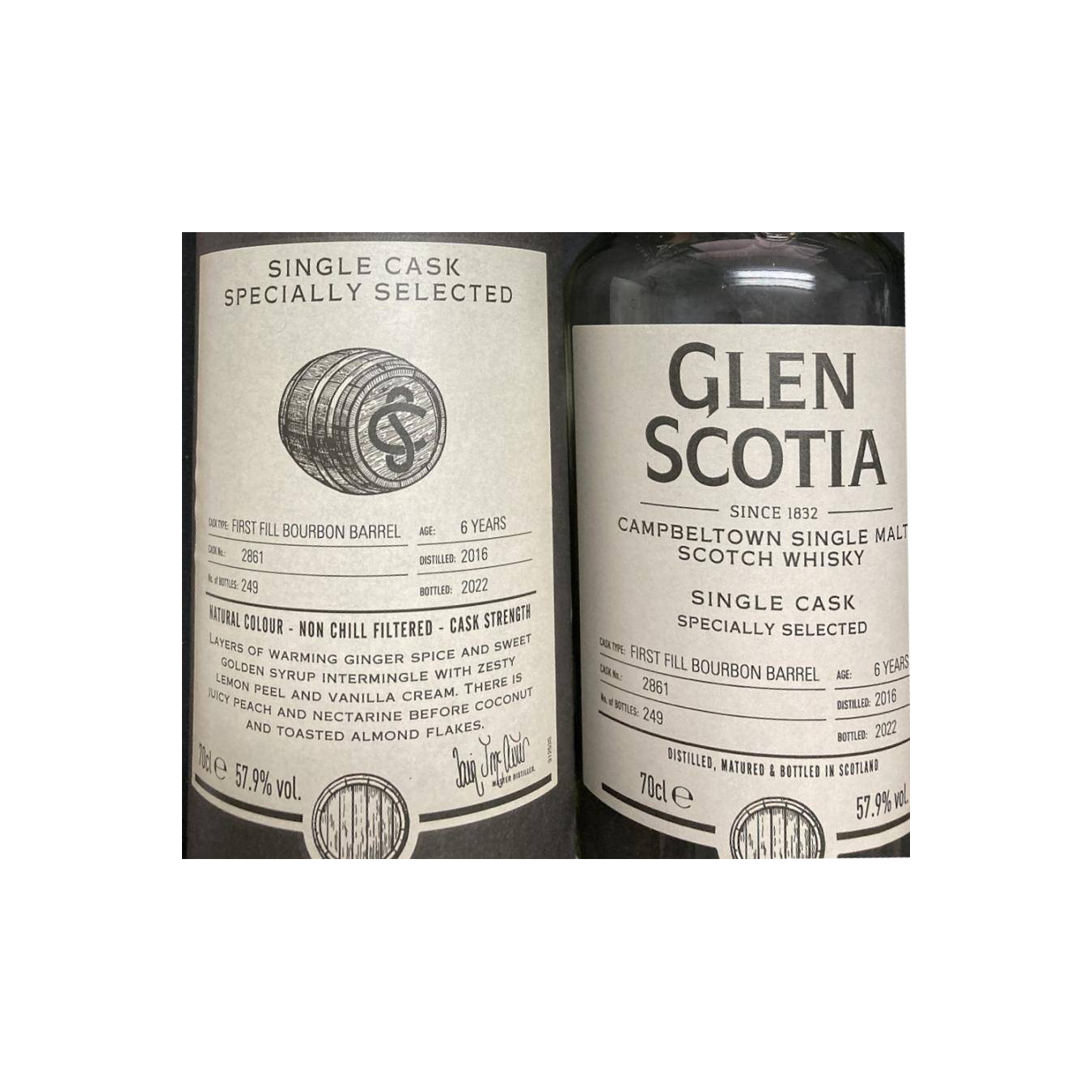 Glen Scotia 2016 6 Years Single Malt Whisky