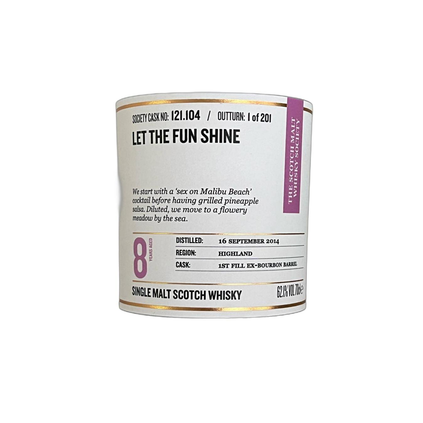 The Scotch Malt Whisky Society 2014 8 Years Single Malt Whisky 2