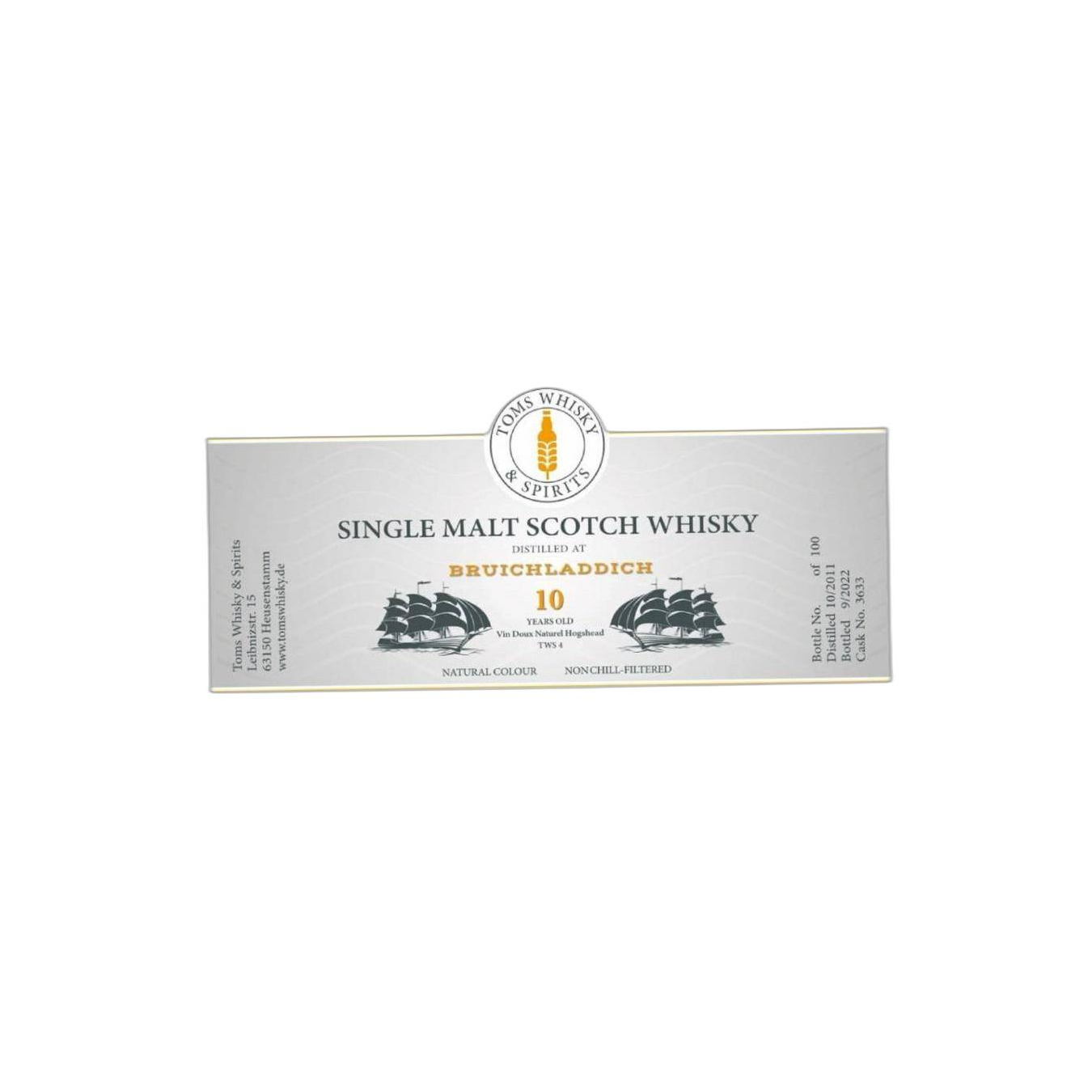 Bruichladdich 2011 TW&amp;S