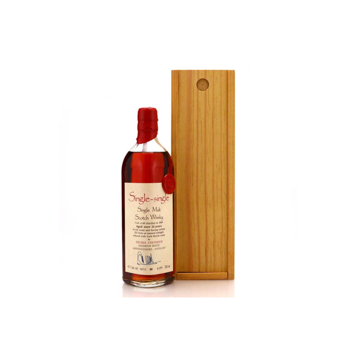 Michel Couvreur 1969 24 Years Single Malt Whisky