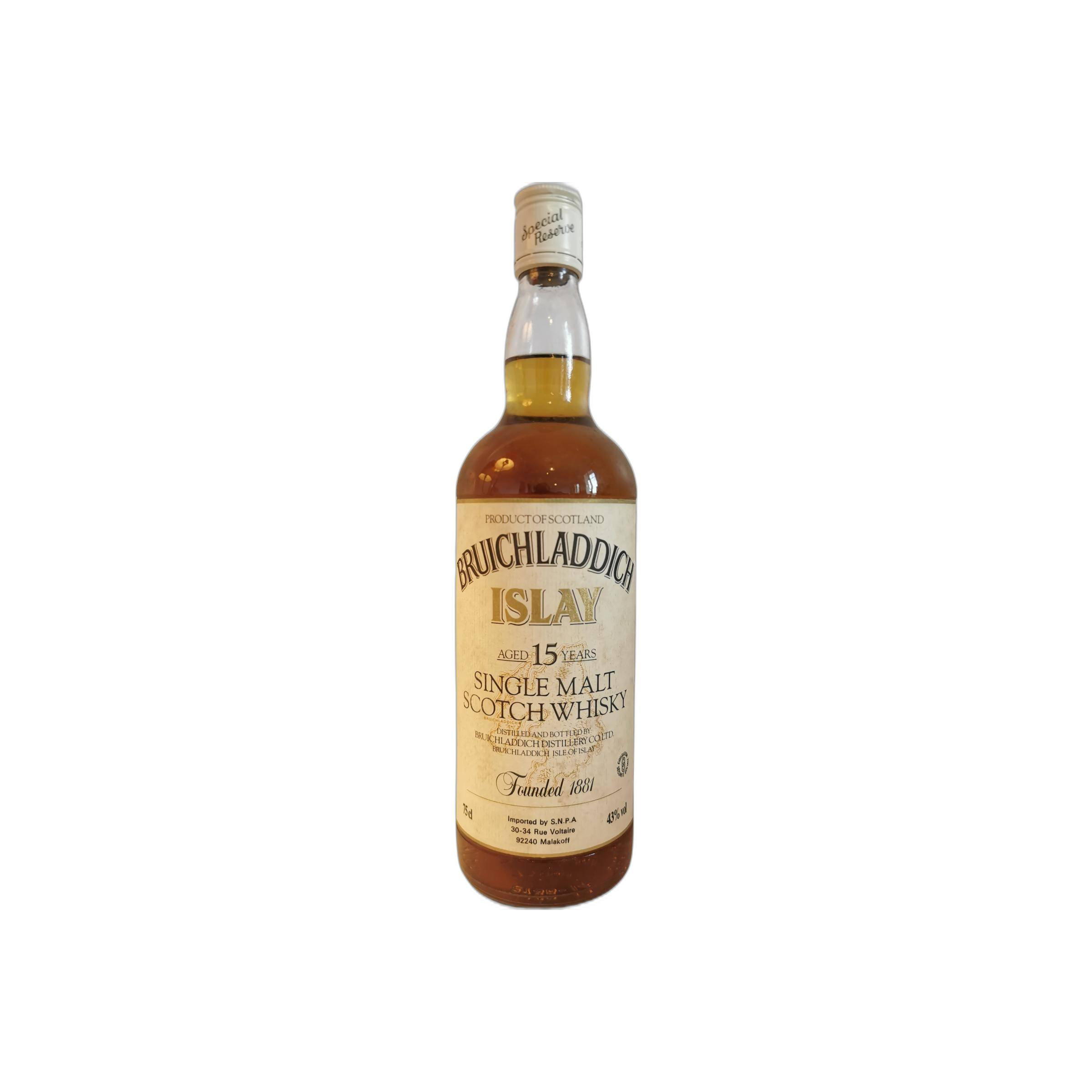Bruichladdich 15 Years Single Malt Whisky