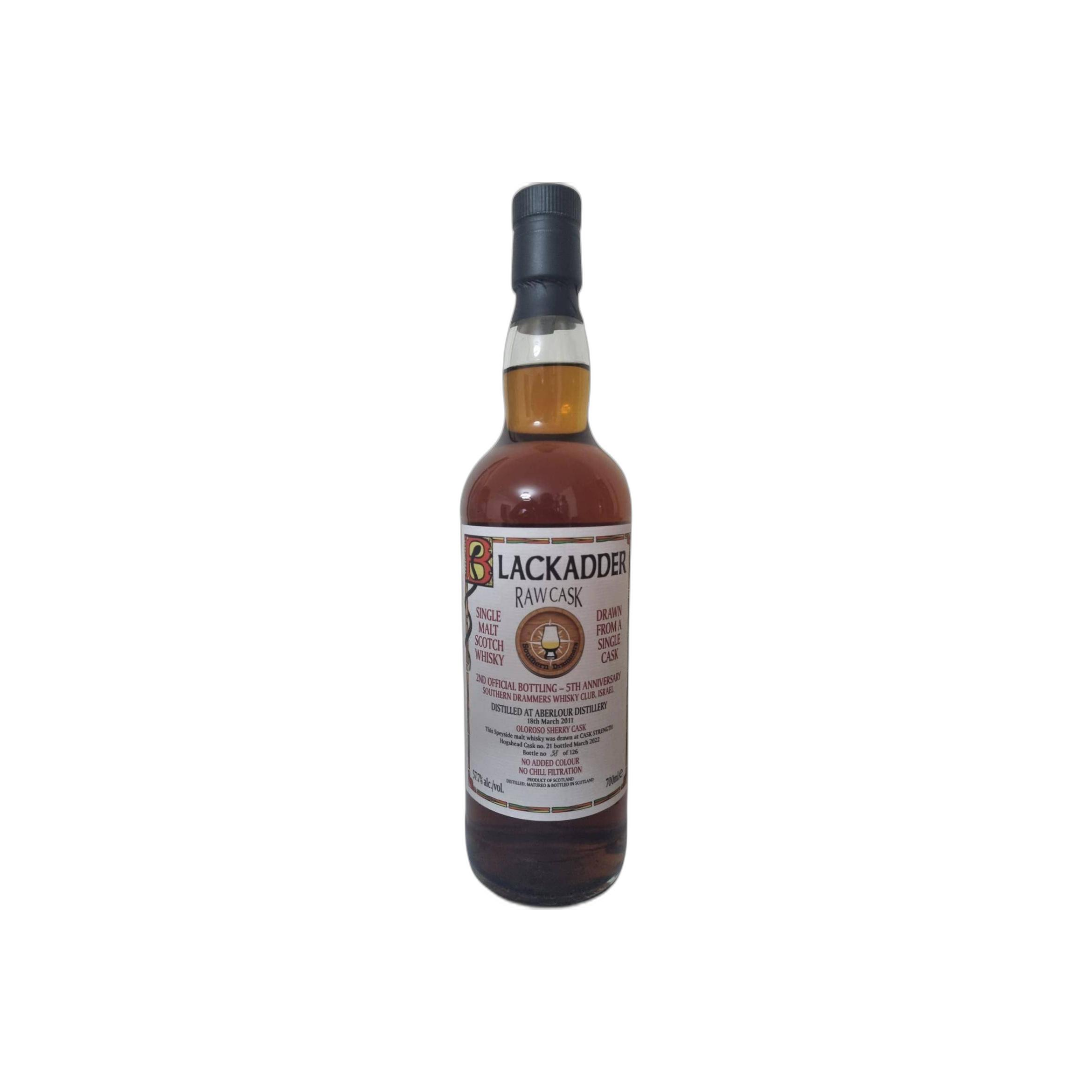 Blackadder 2011 11 Years Single Malt Whisky