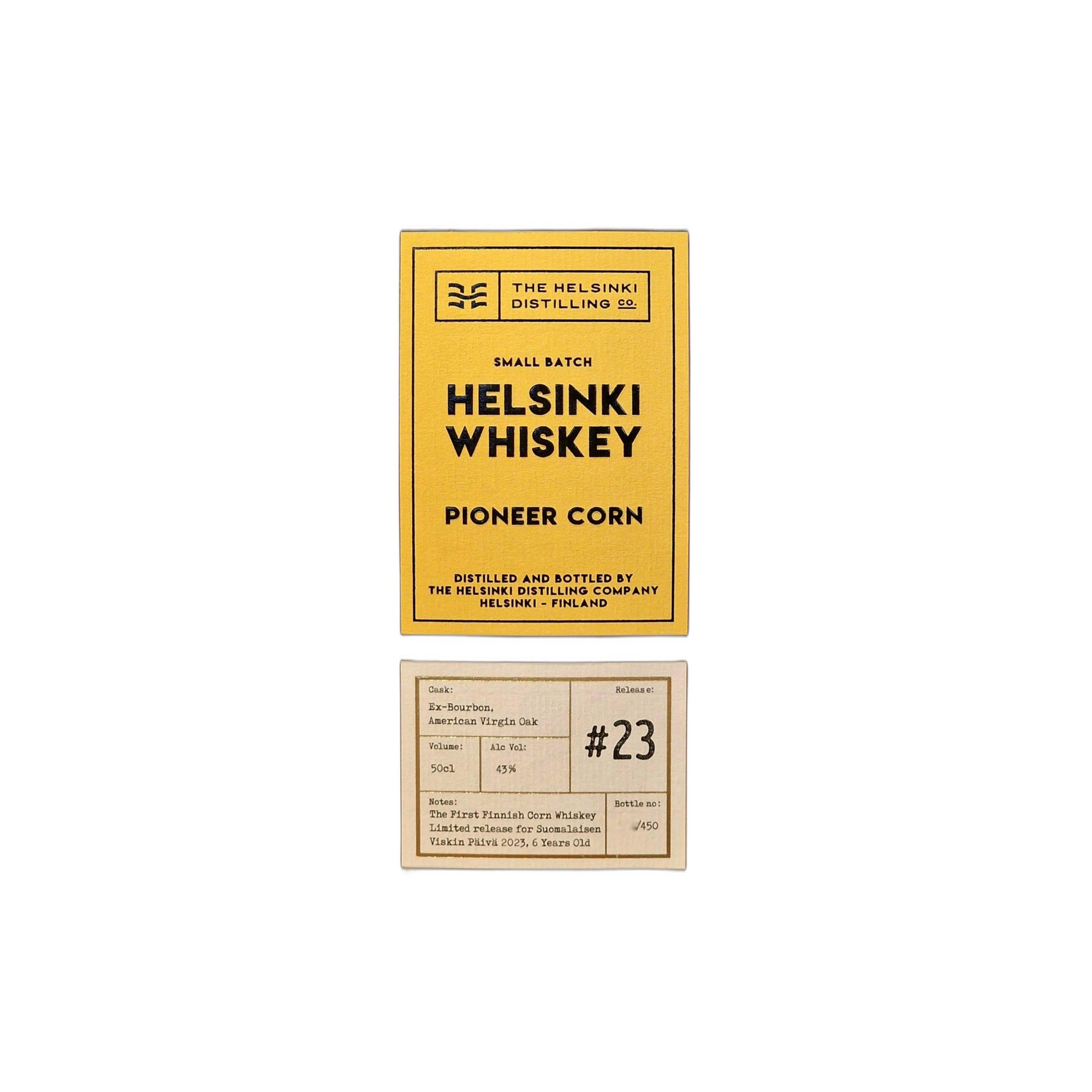 Helsinki Whiskey Pioneer Corn - Release #23 2
