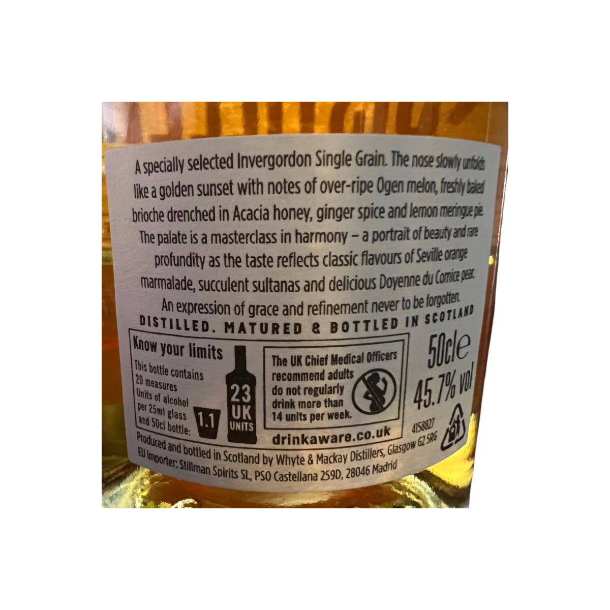 Invergordon Single Grain Whisky 3