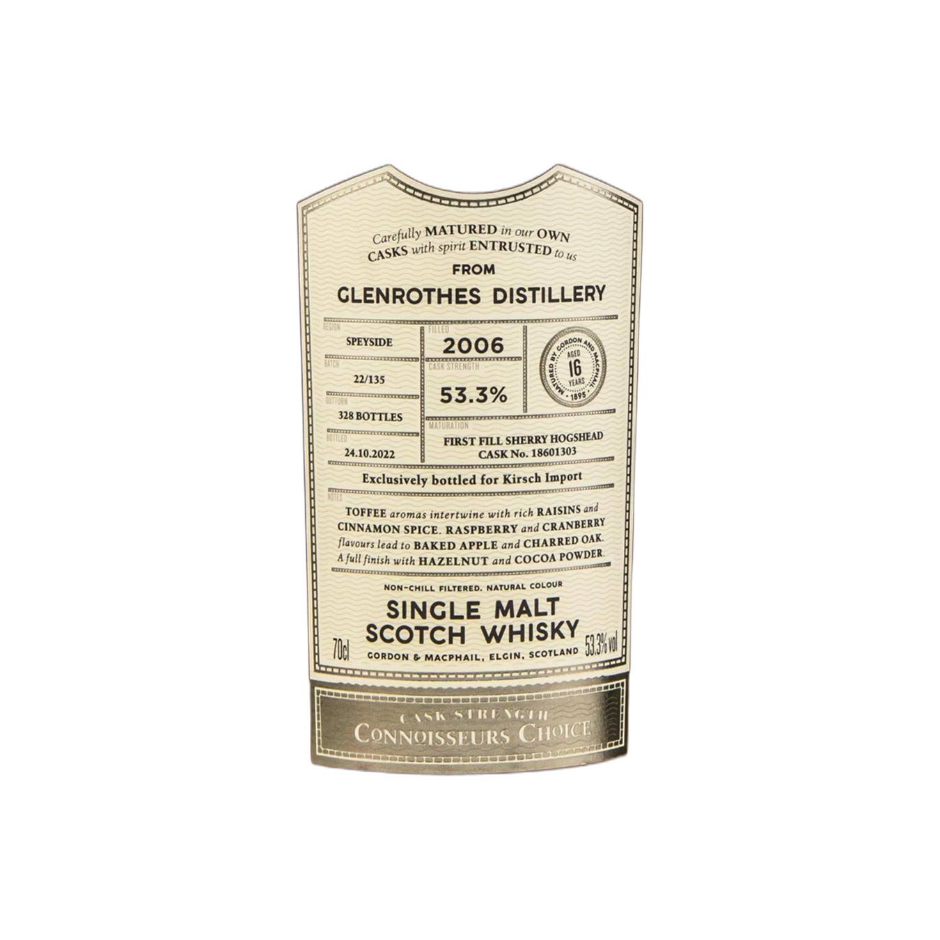 Gordon & MacPhail 2006 16 Years Single Malt Whisky 3