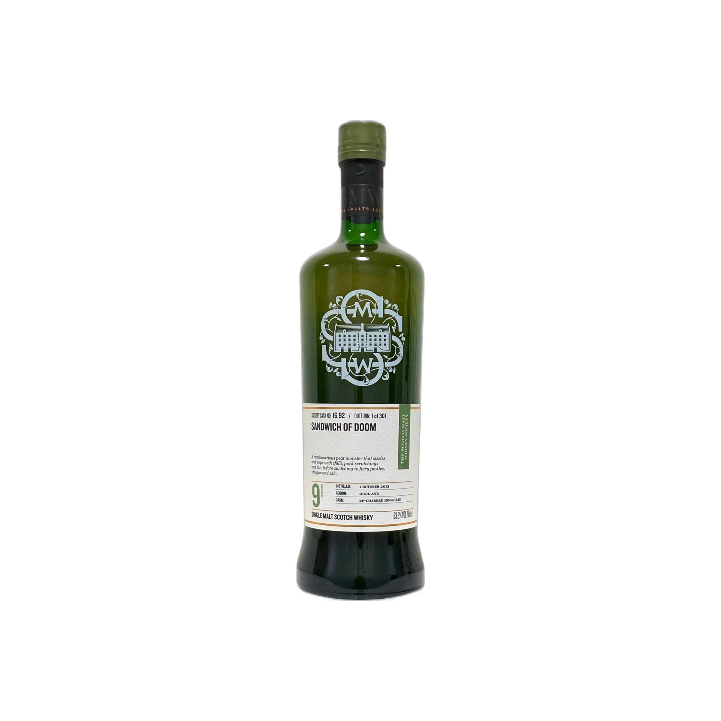 The Scotch Malt Whisky Society 2013 9 Years Single Malt Whisky