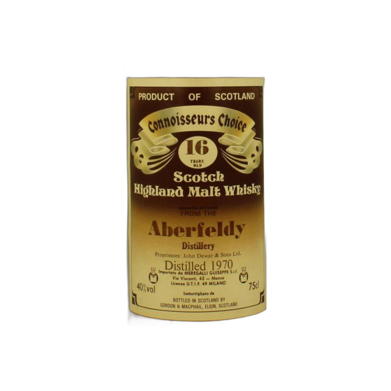 Gordon & MacPhail 1970 16 Years Single Malt Whisky