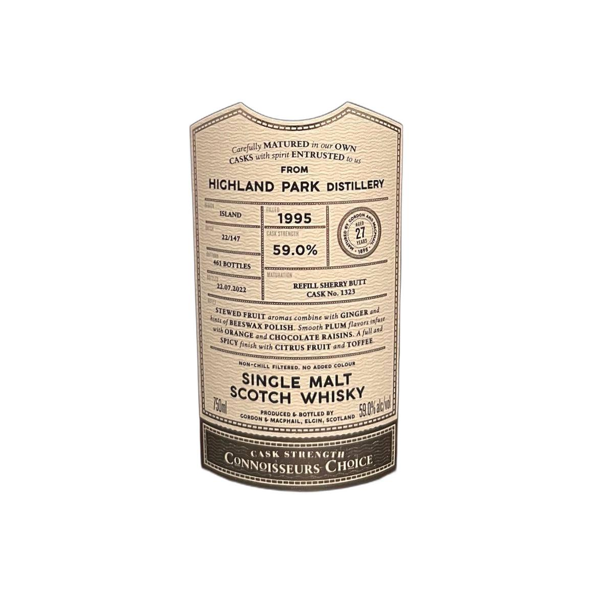 Gordon & MacPhail 1995 27 Years Single Malt Whisky 2