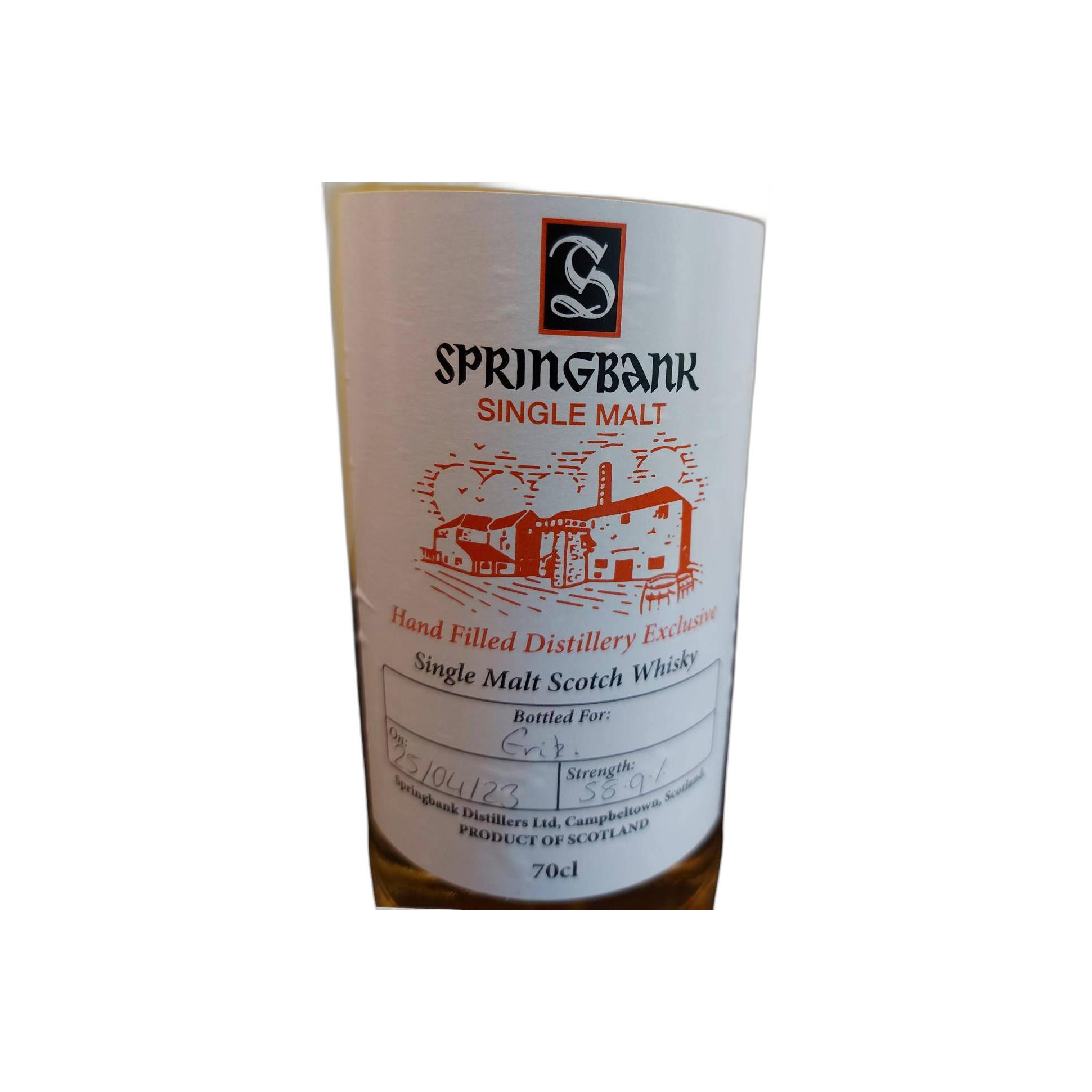 Springbank Single Malt Whisky 2