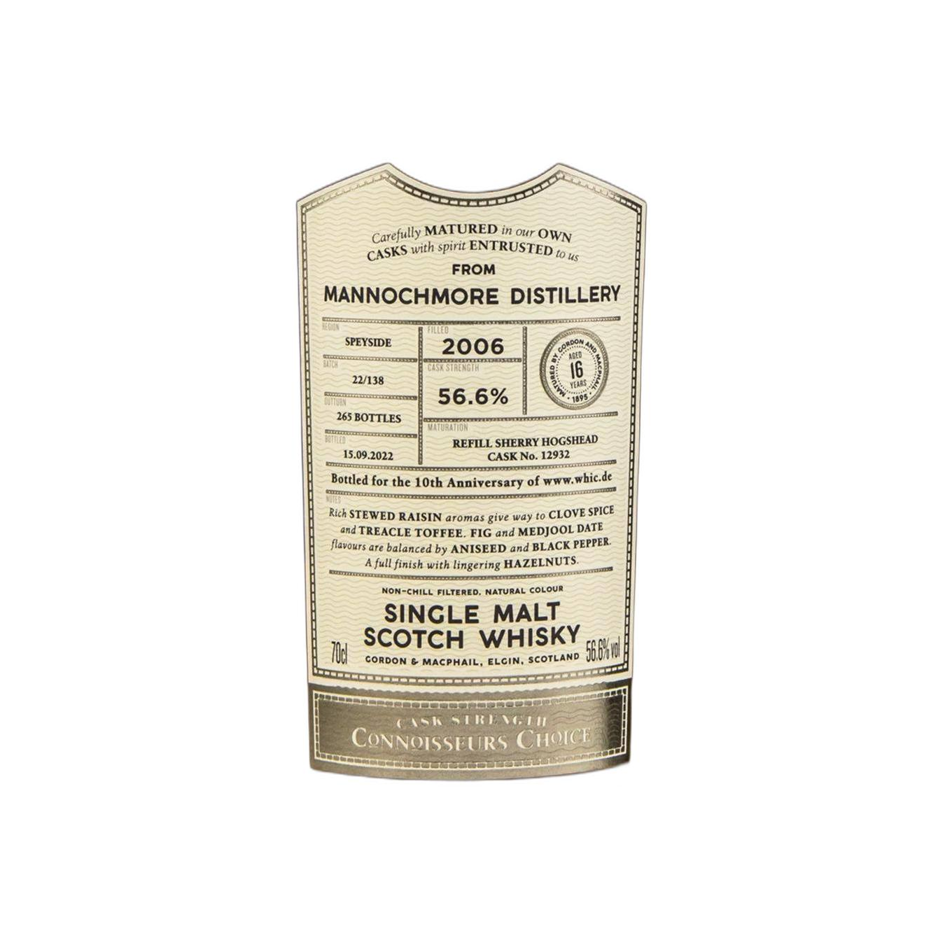Gordon & MacPhail 2006 16 Years Single Malt Whisky 3