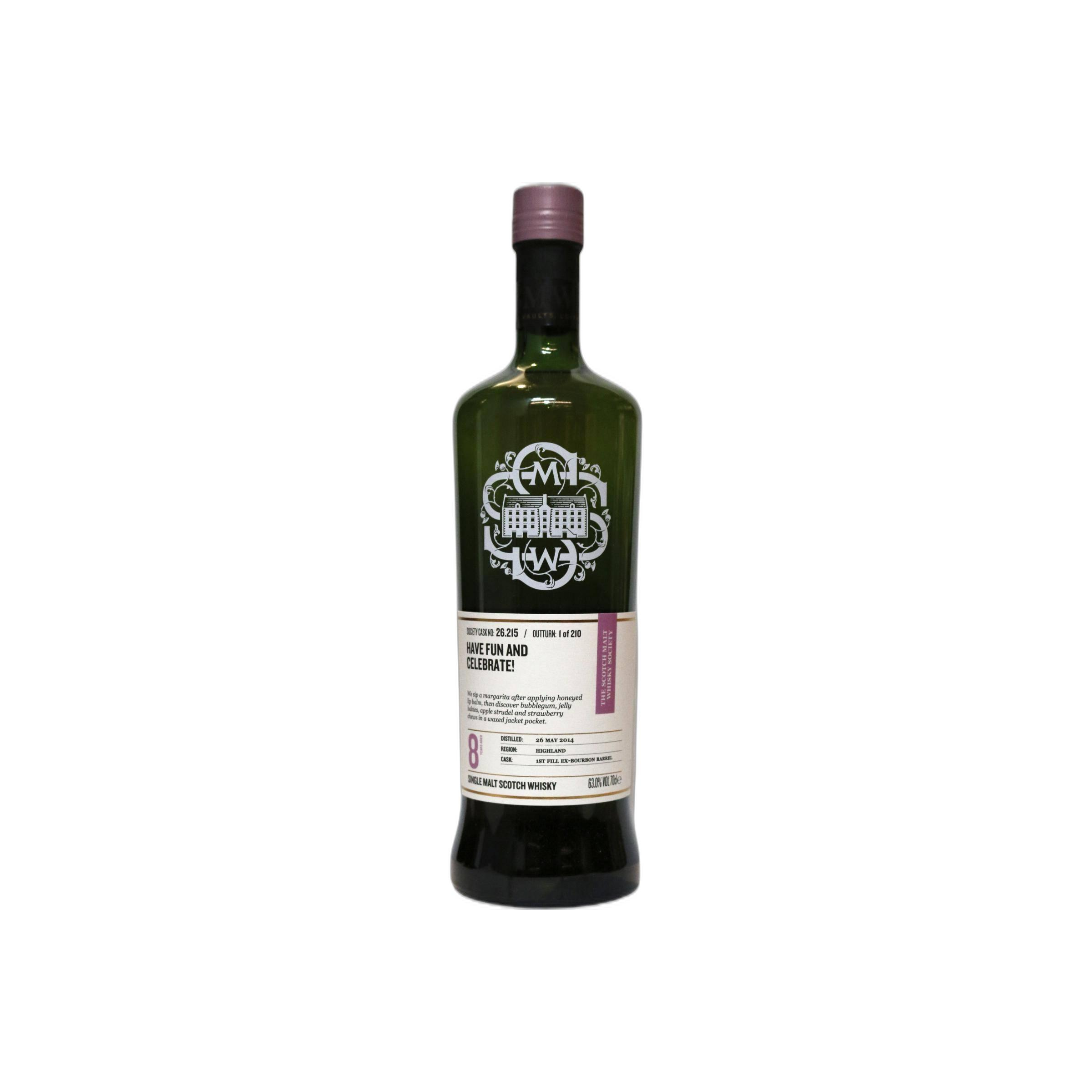 The Scotch Malt Whisky Society 2014 8 Years Single Malt Whisky