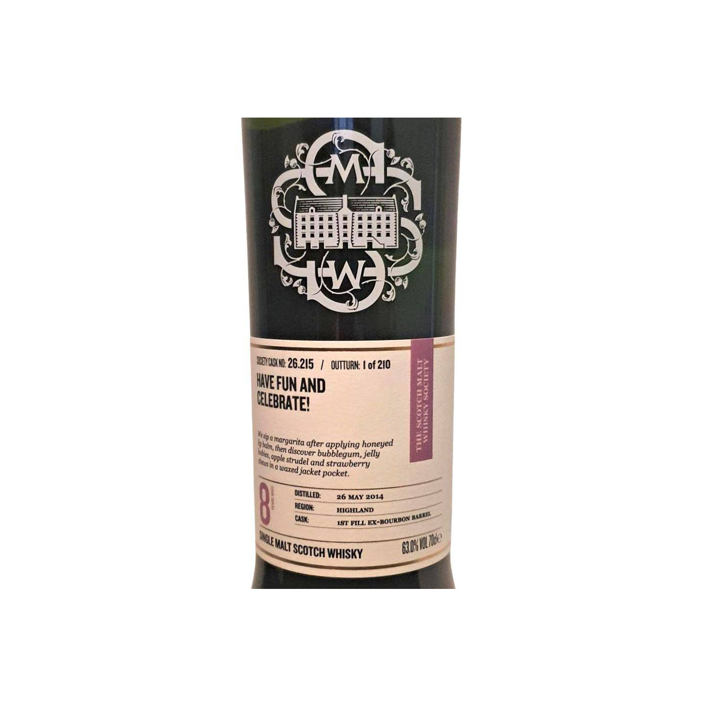 The Scotch Malt Whisky Society 2014 8 Years Single Malt Whisky 2