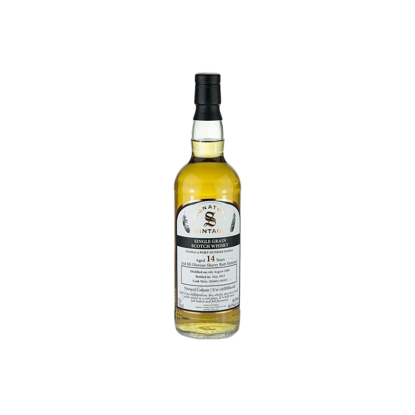 Signatory Vintage 2008 14 Years Single Grain Whisky