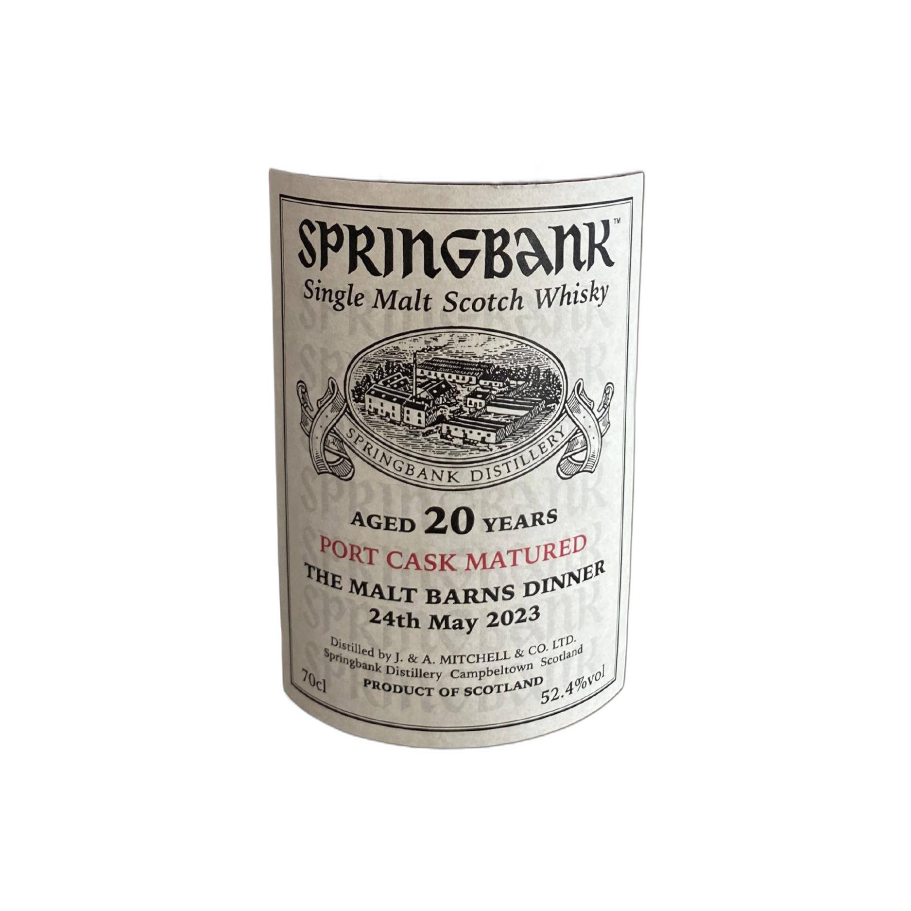 Springbank 2002 20 Years Single Malt Whisky 3