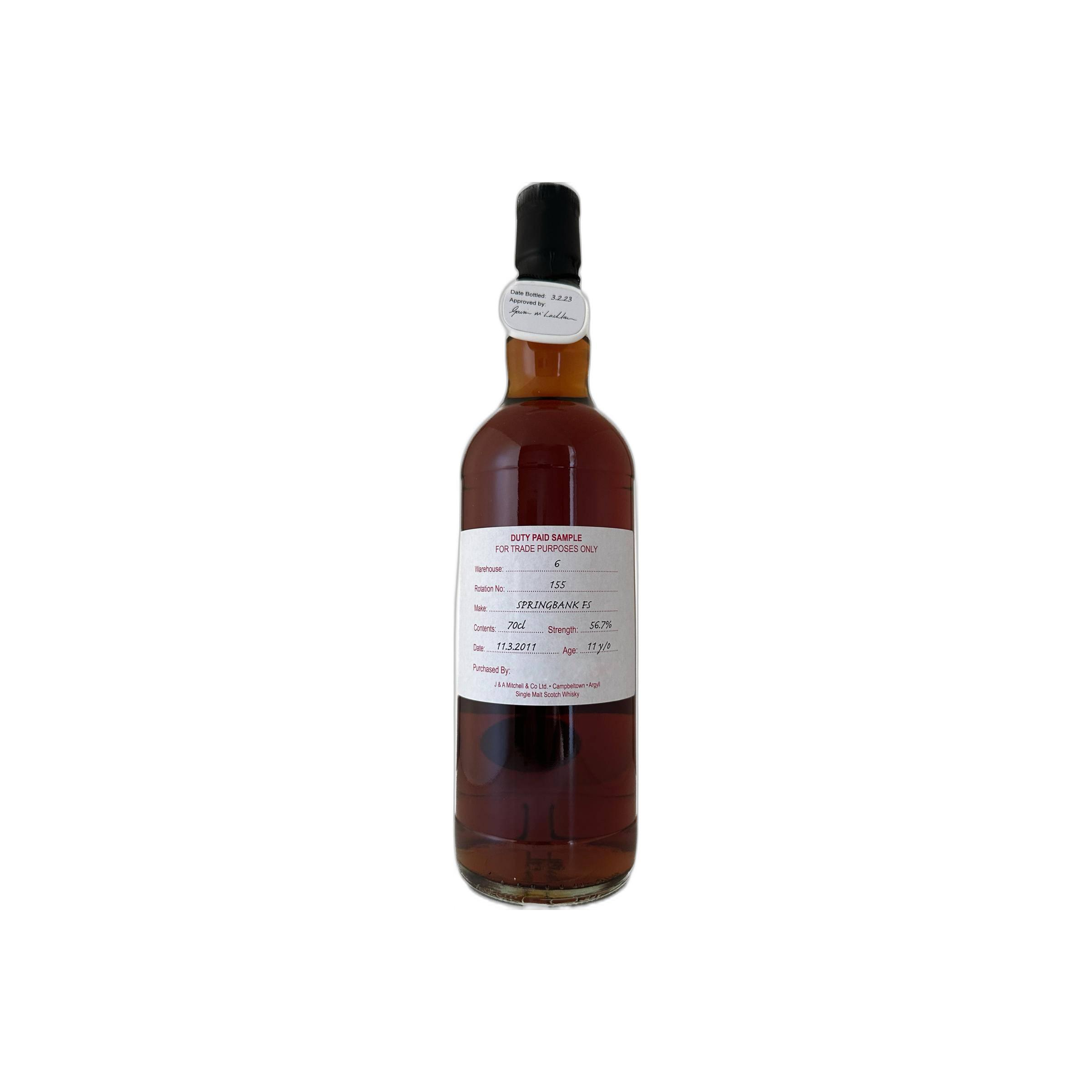 Springbank 2011 11 Years Single Malt Whisky