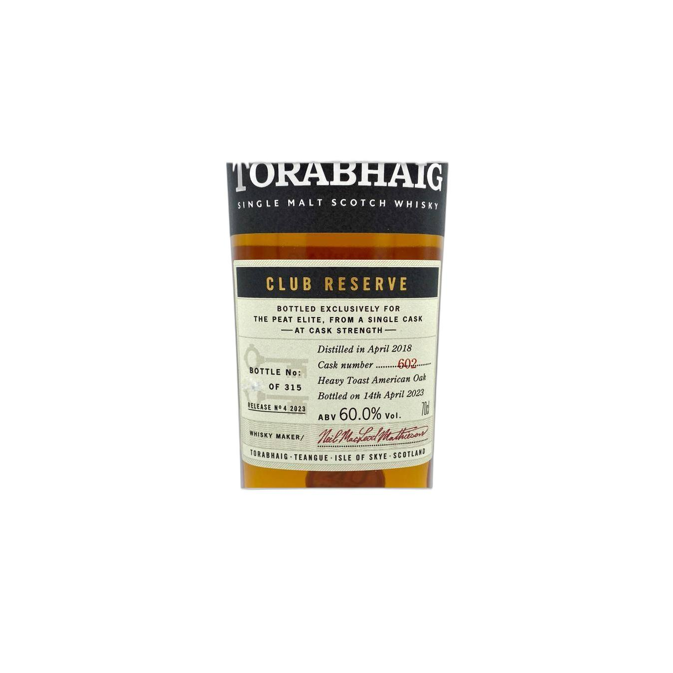Torabhaig 2018 Single Malt Whisky 2