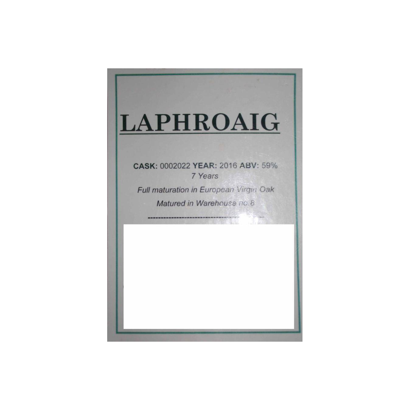 Laphroaig 2016 7 Years Single Malt Whisky 2