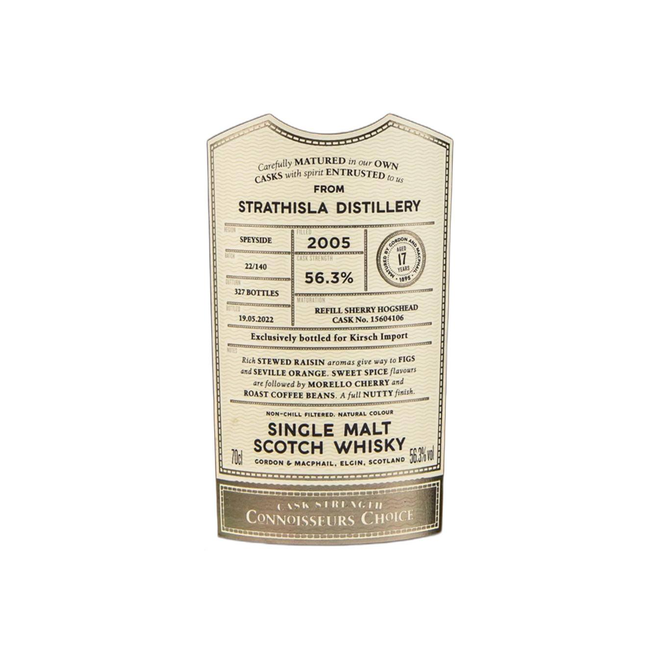 Gordon & MacPhail 2005 17 Years Single Malt Whisky 3
