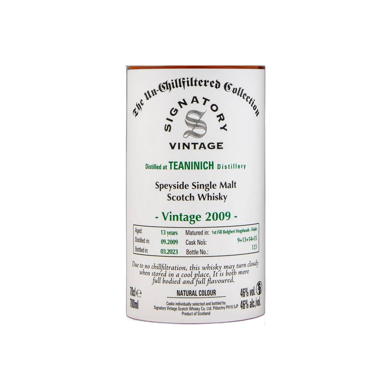 Signatory Vintage 2009 13 Years Single Malt Whisky 2