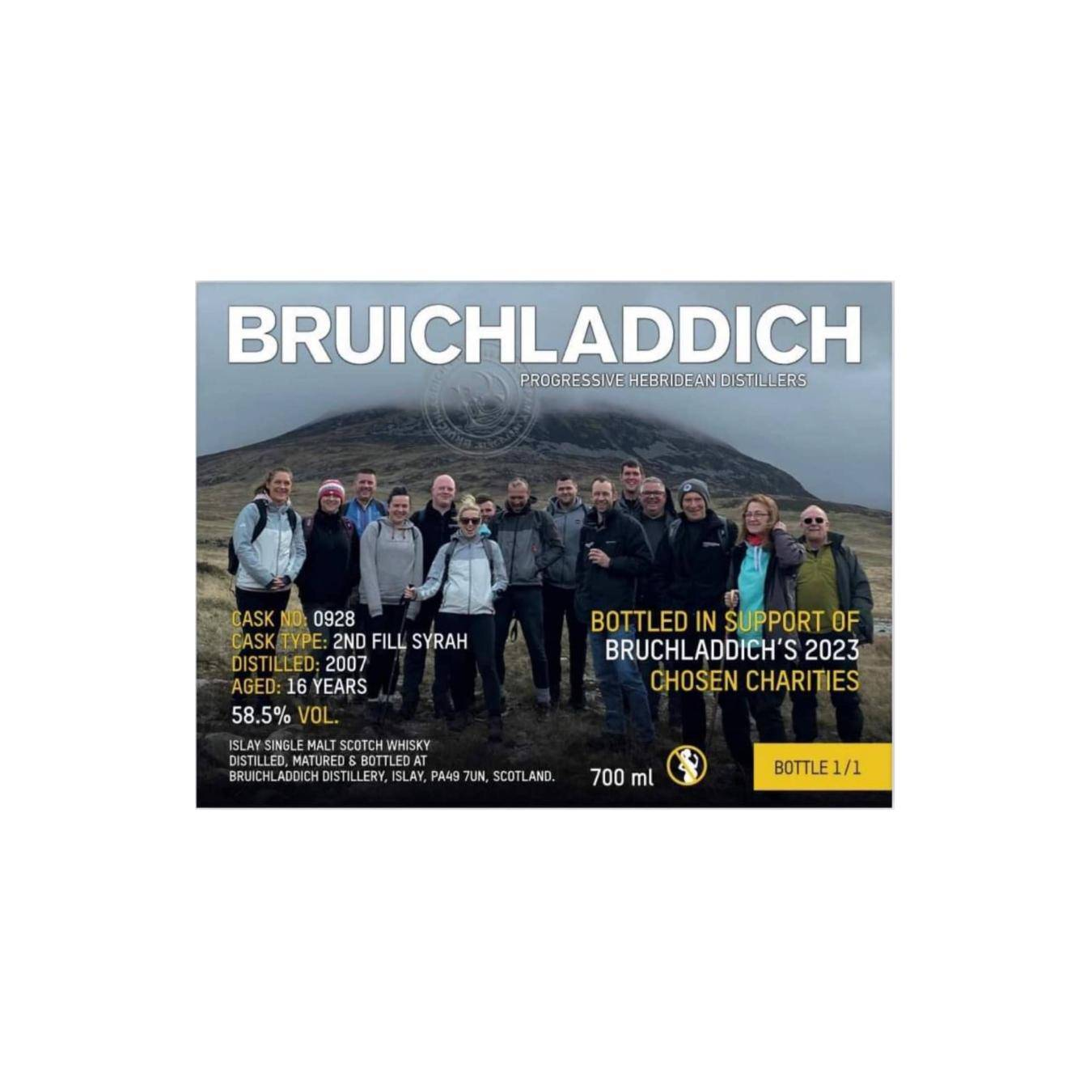 Bruichladdich 2007 16 Years Single Malt Whisky