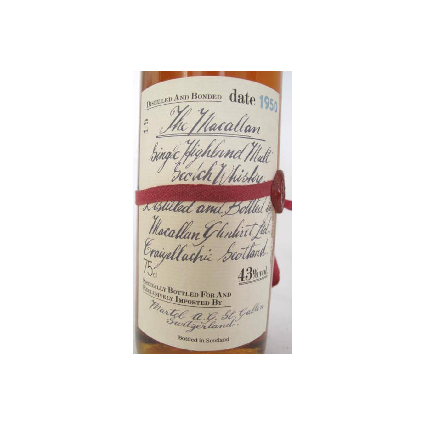 The Macallan 1950 Single Malt Whisky