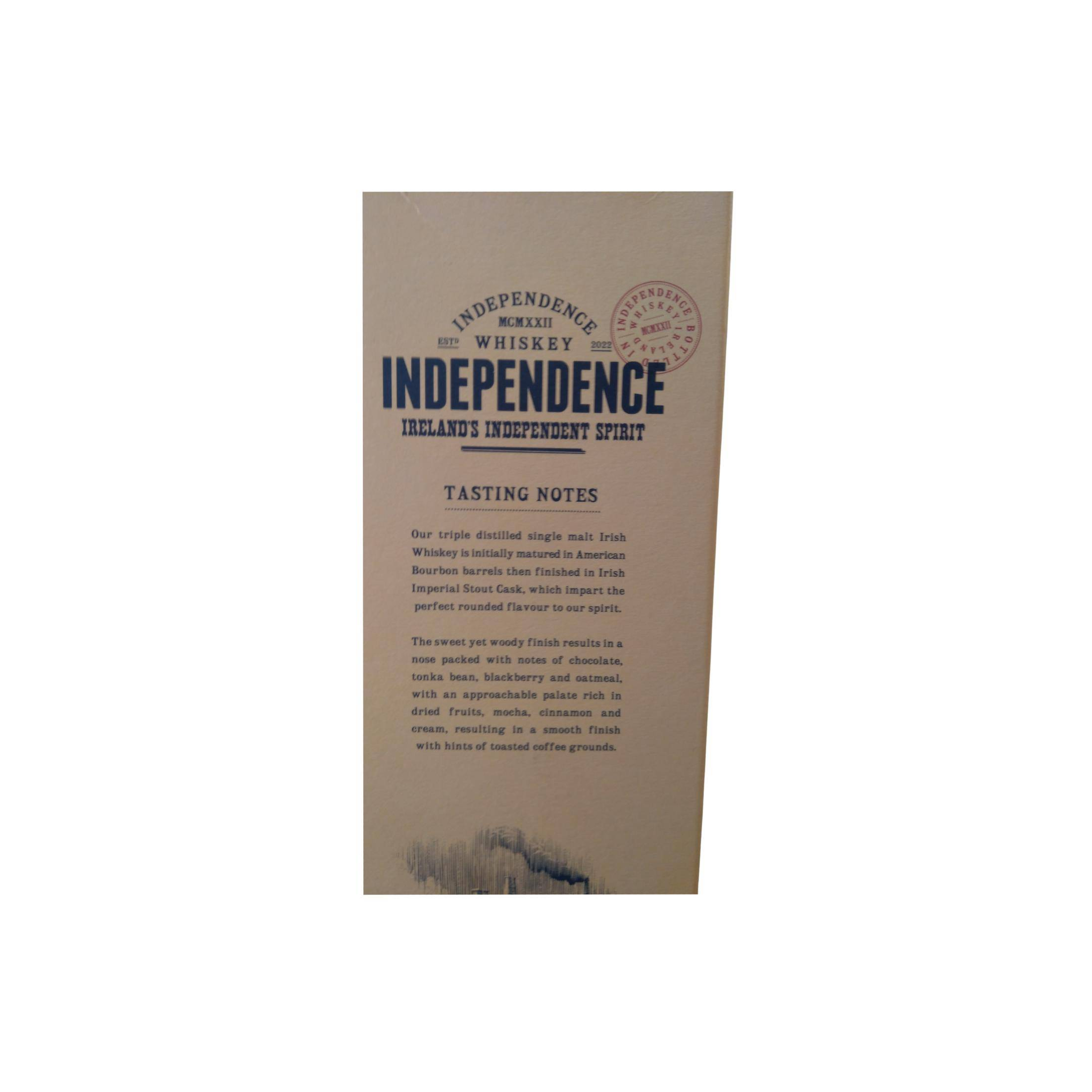 Independence Single Malt Whiskey 3