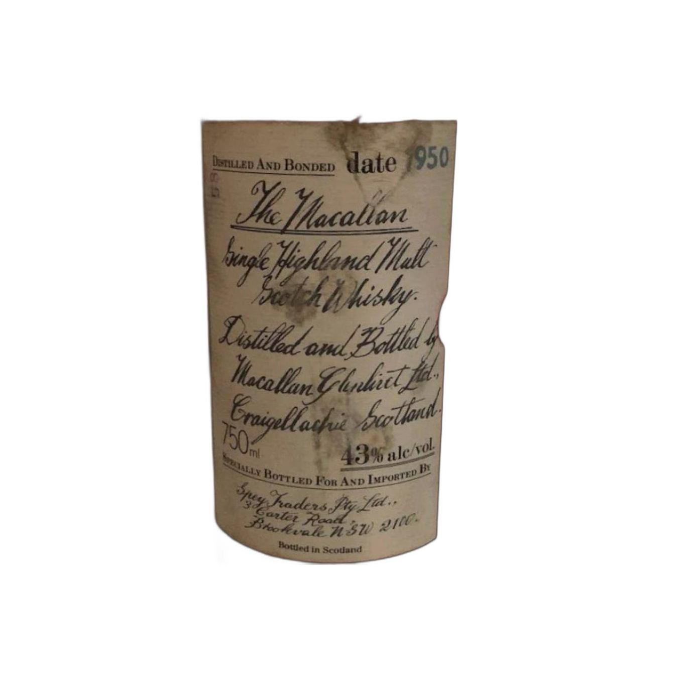 The Macallan 1950 Single Malt Whisky 2