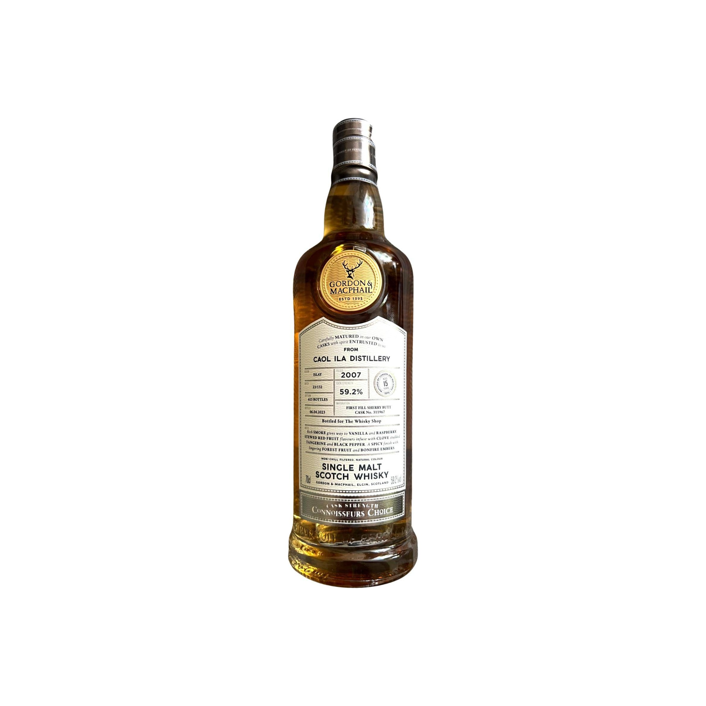 Gordon & MacPhail Connoisseurs Choice - Cask Strength 2007 15 Years Single Malt Whisky