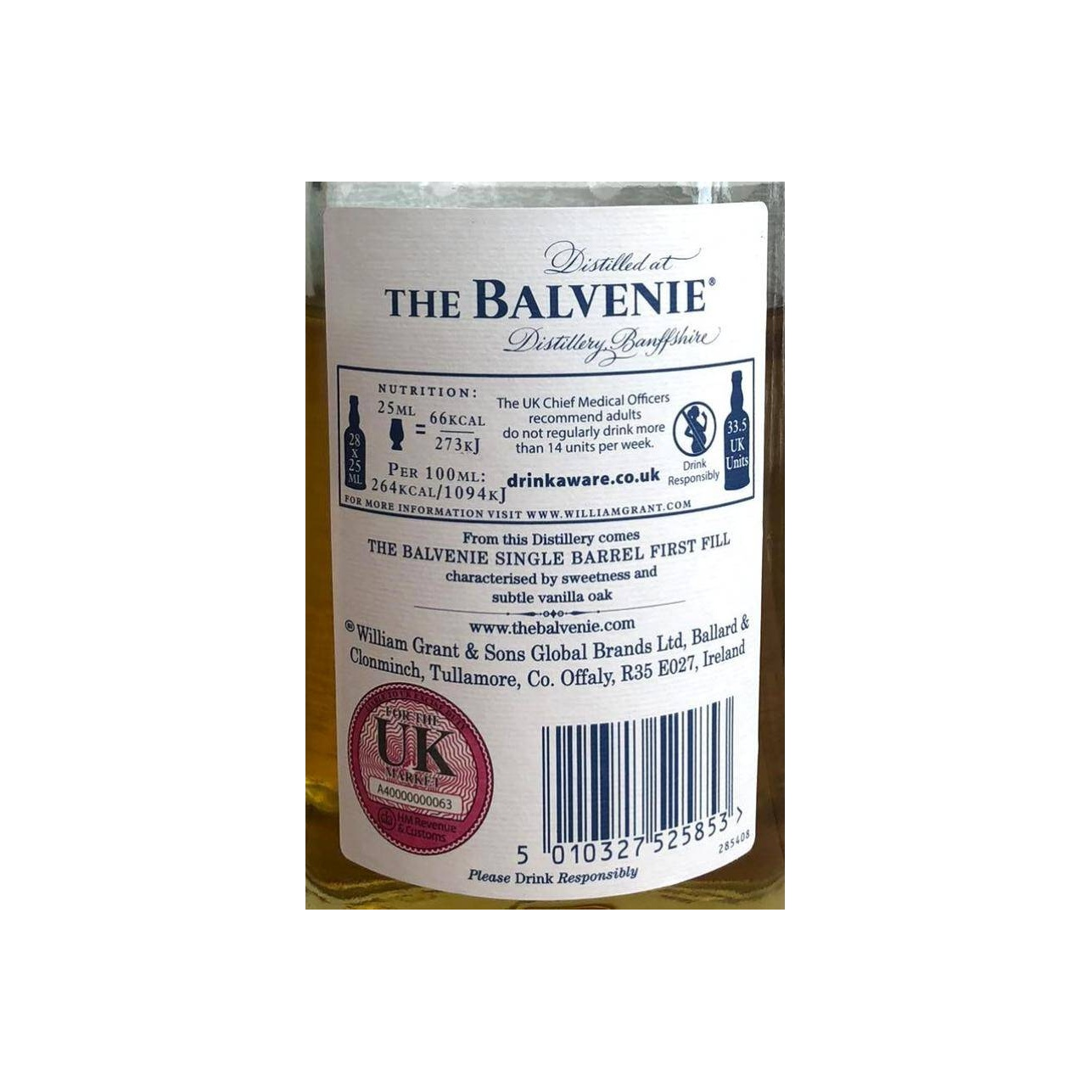 The Balvenie 12 Years Single Malt Whisky 2