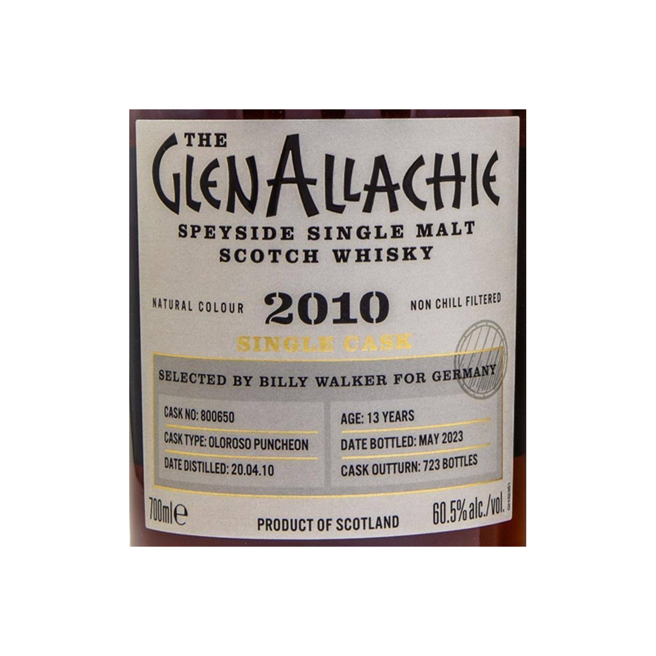 The GlenAllachie Single Cask 2010 13 Years Single Malt Whisky 3