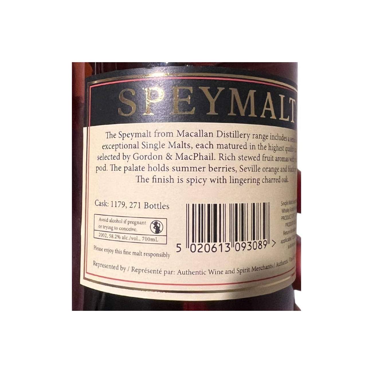 Gordon & MacPhail 2002 Single Malt Whisky 2