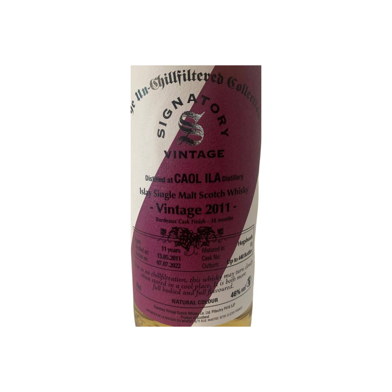 Signatory Vintage The Un-Chillfiltered Collection 2011 11 Years Single Malt Whisky 3